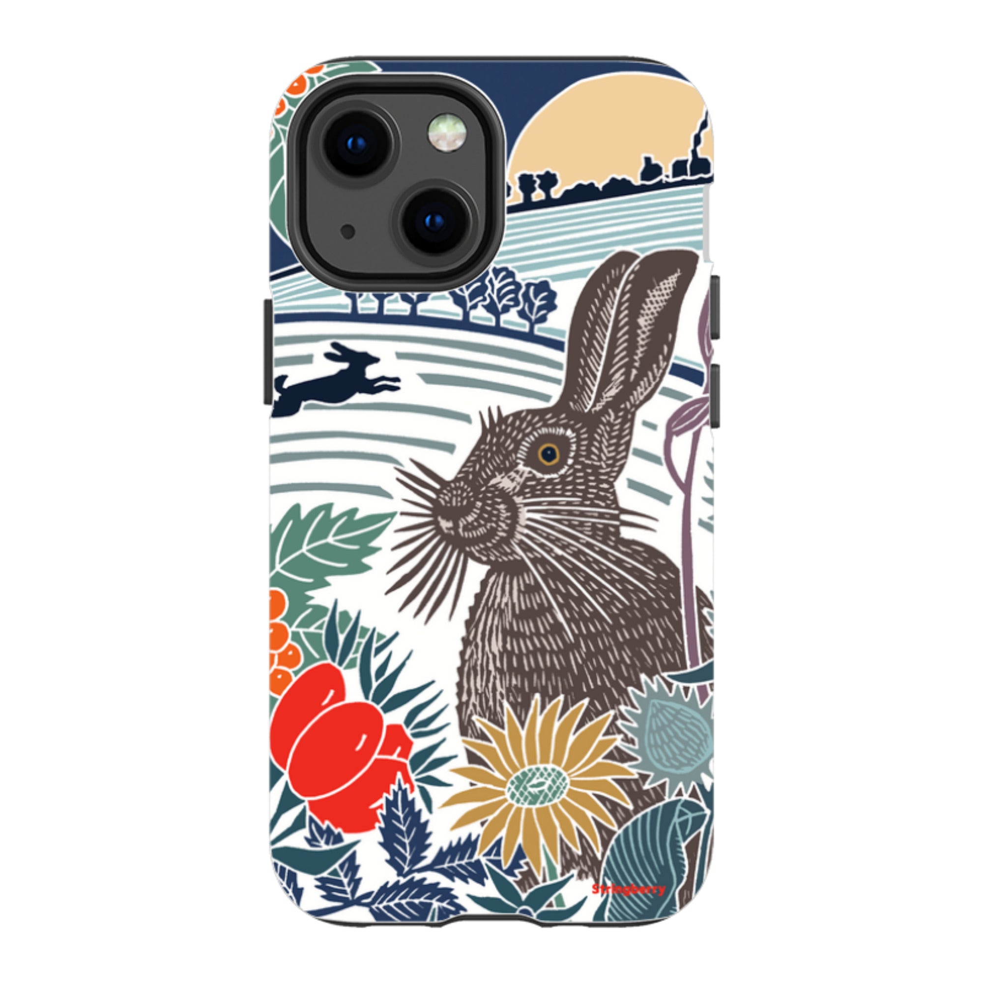 iPhone Tough Case - Winter Hare By Kate Heiss