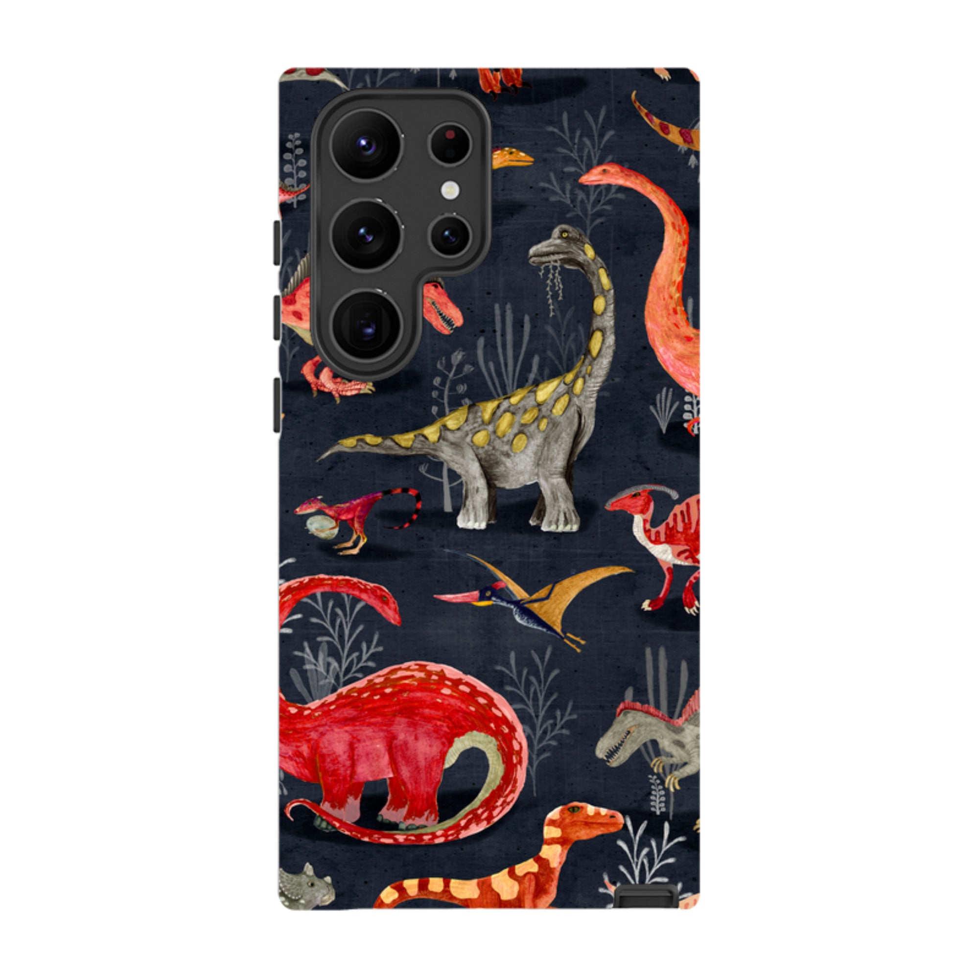 Samsung Tough Case - Parisian Dinosaurs By Katherine Quinn