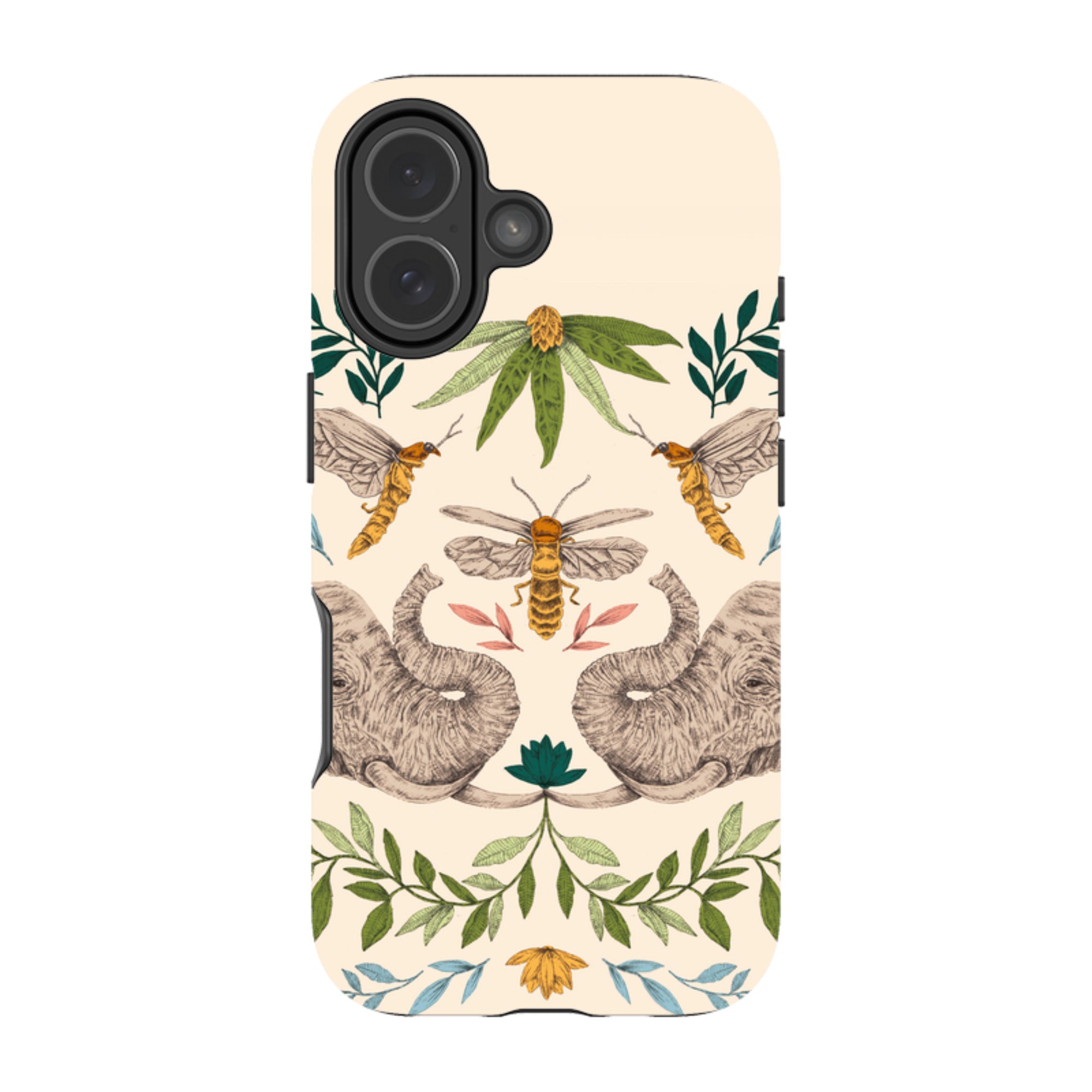 iPhone Tough Case - Elephant Firefly By Jade Mosinski