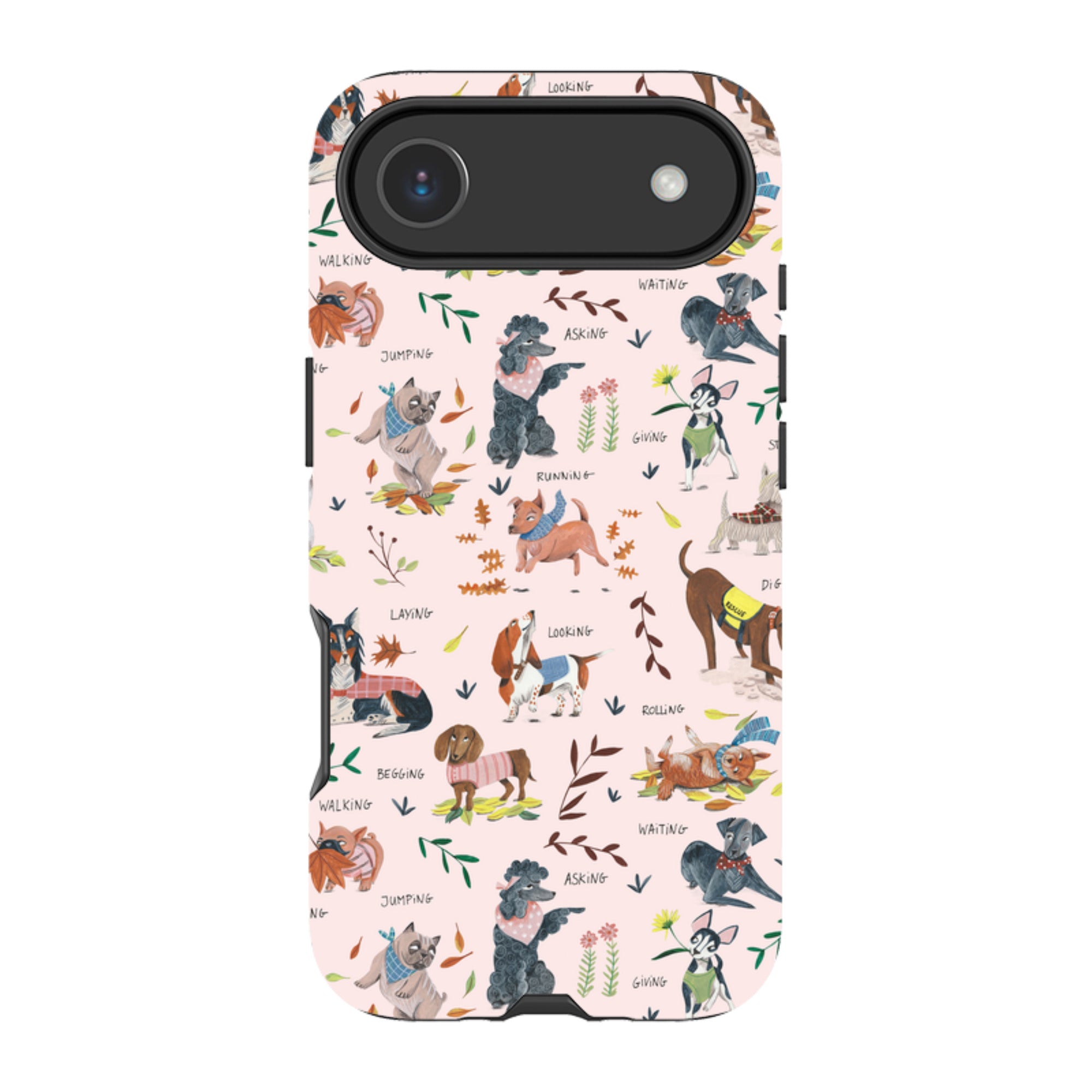 iPhone MagSafe Tough Case -  Dog Pattern By Caroline Bonne Muller