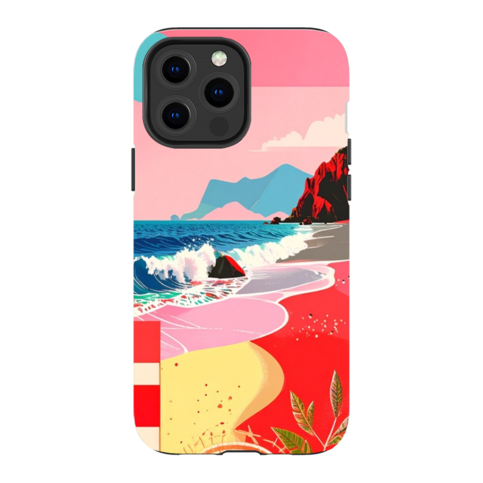 iPhone Tough Case - Red Beach