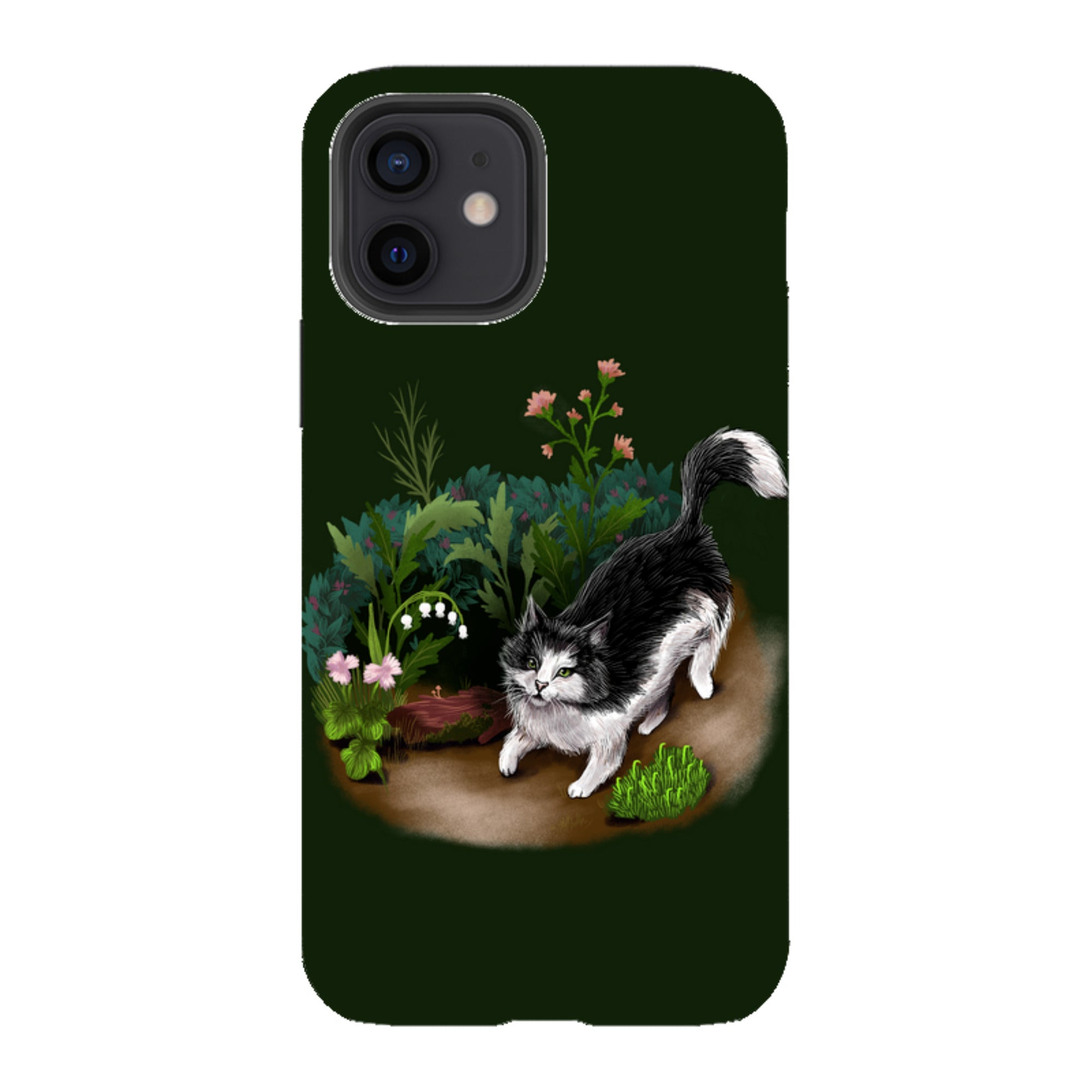 iPhone Tough Case - Munchkin Cat By Anna Stead