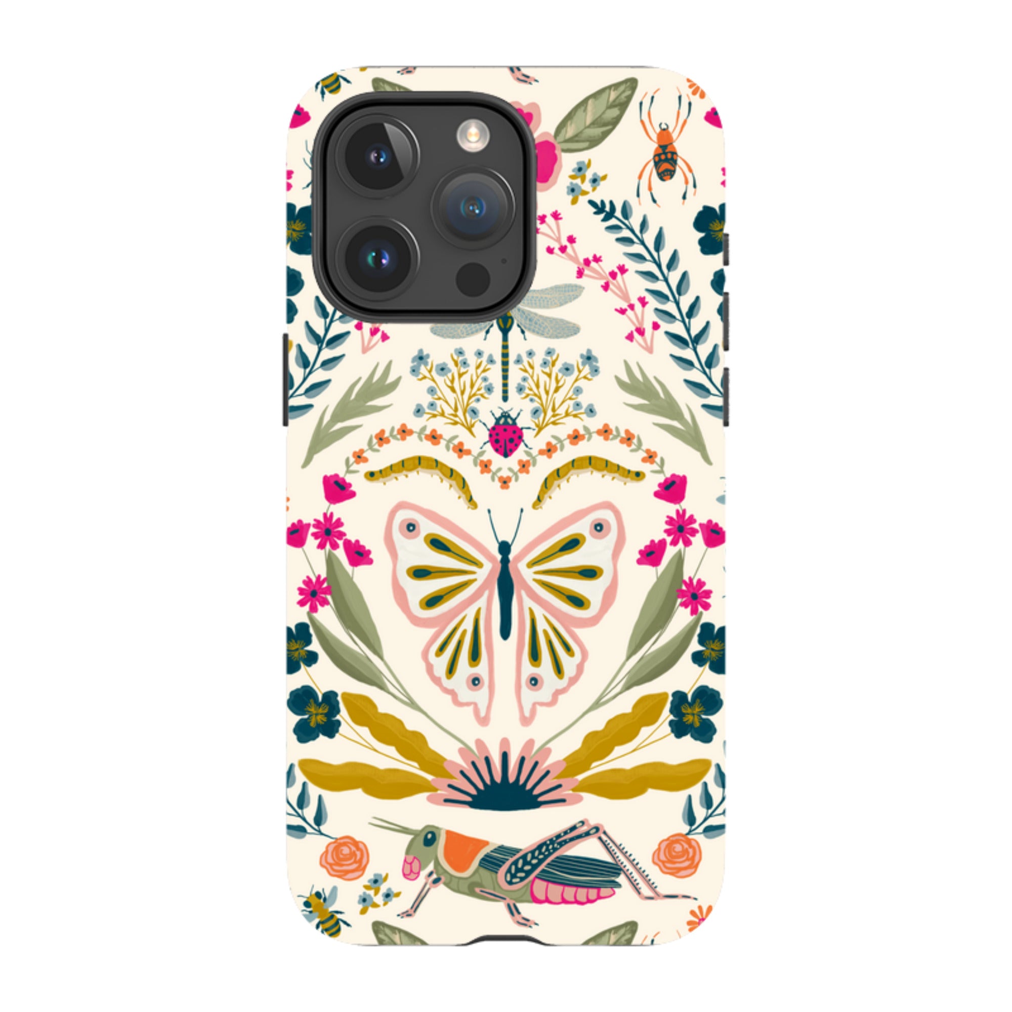 iPhone Case - Butterfly Floral By Abby Jacobs