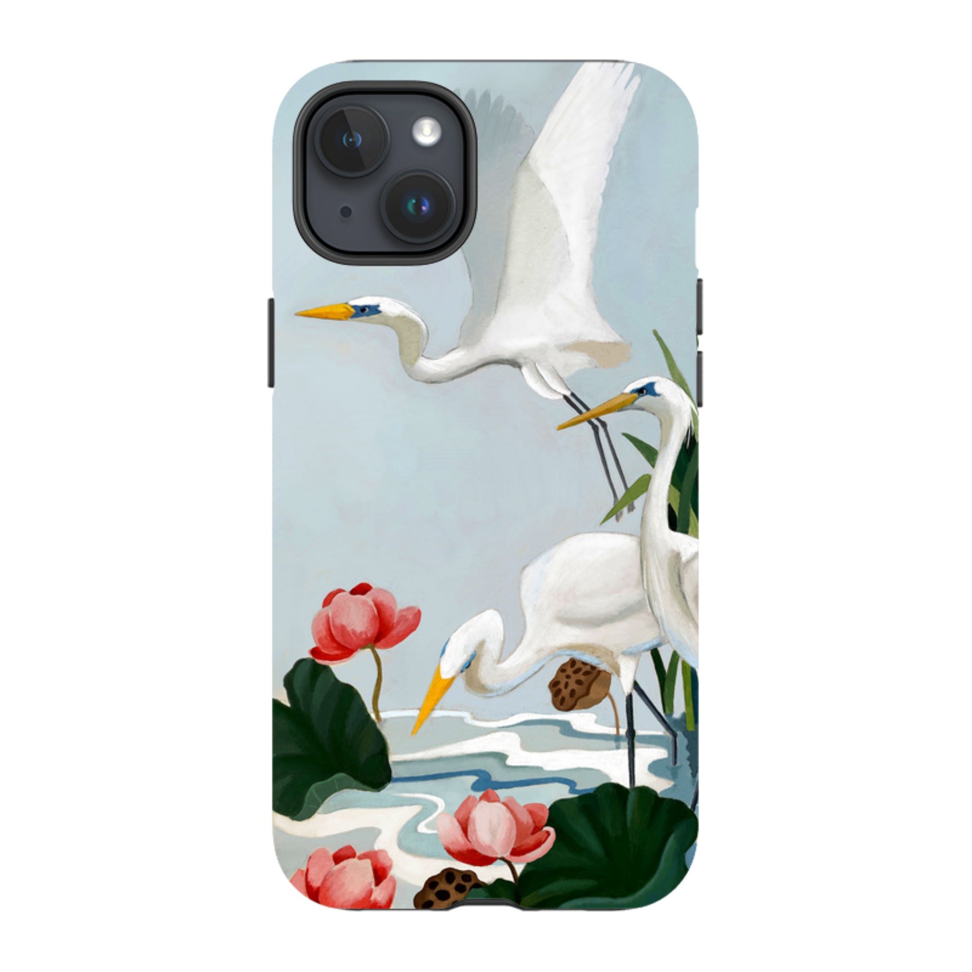iPhone Tough Case - Egrets And Lillie's By Bex Parkin