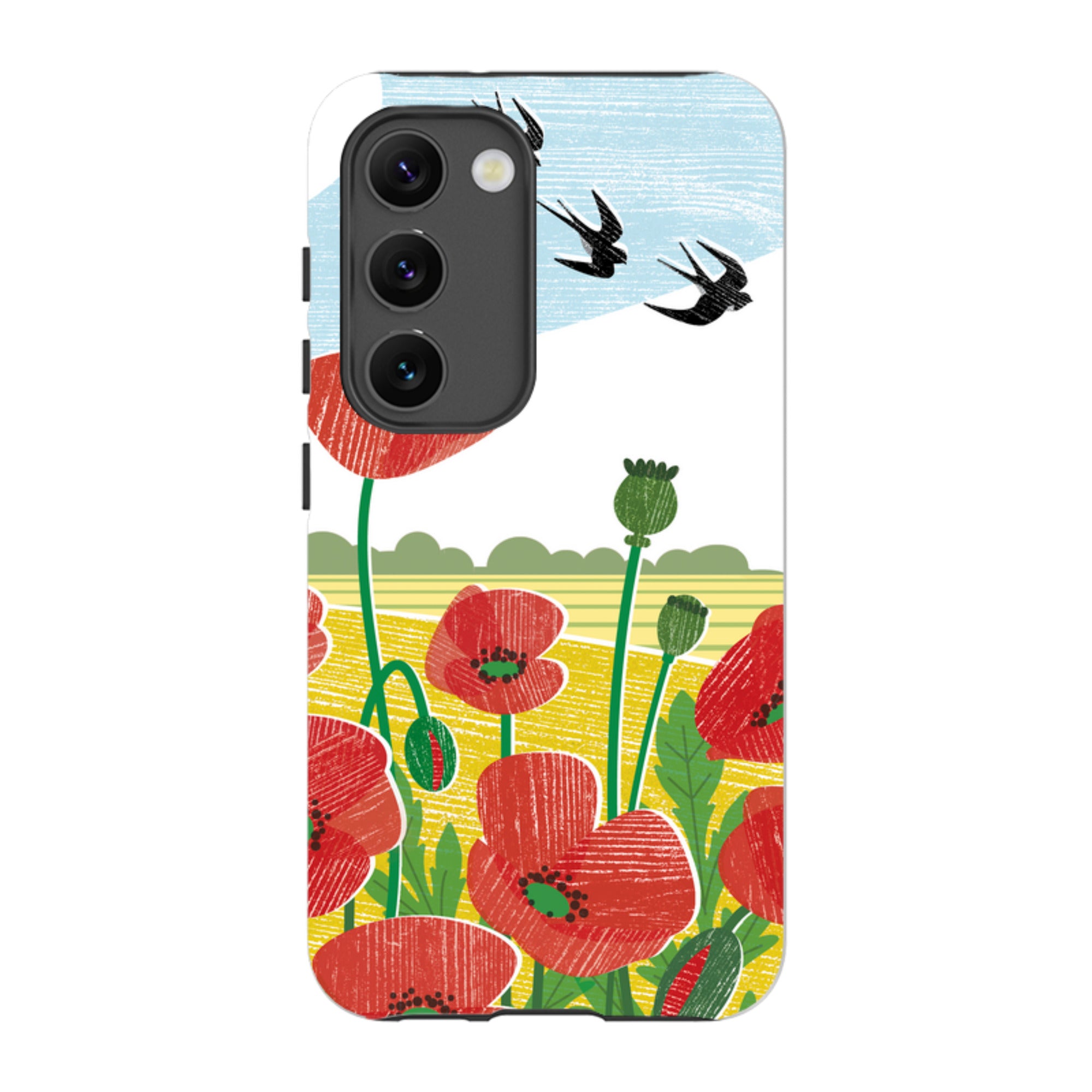 Samsung Tough Case - Poppy Fields By Liane Payne