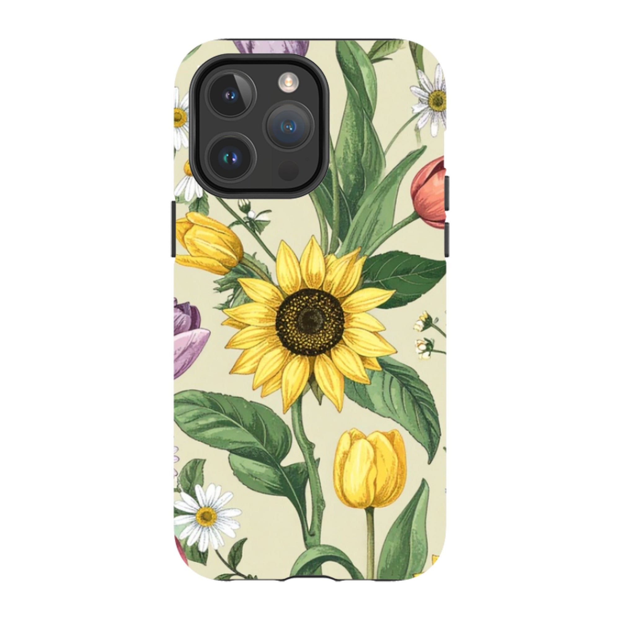 iPhone MagSafe Tough Case - Pale Sunflowers