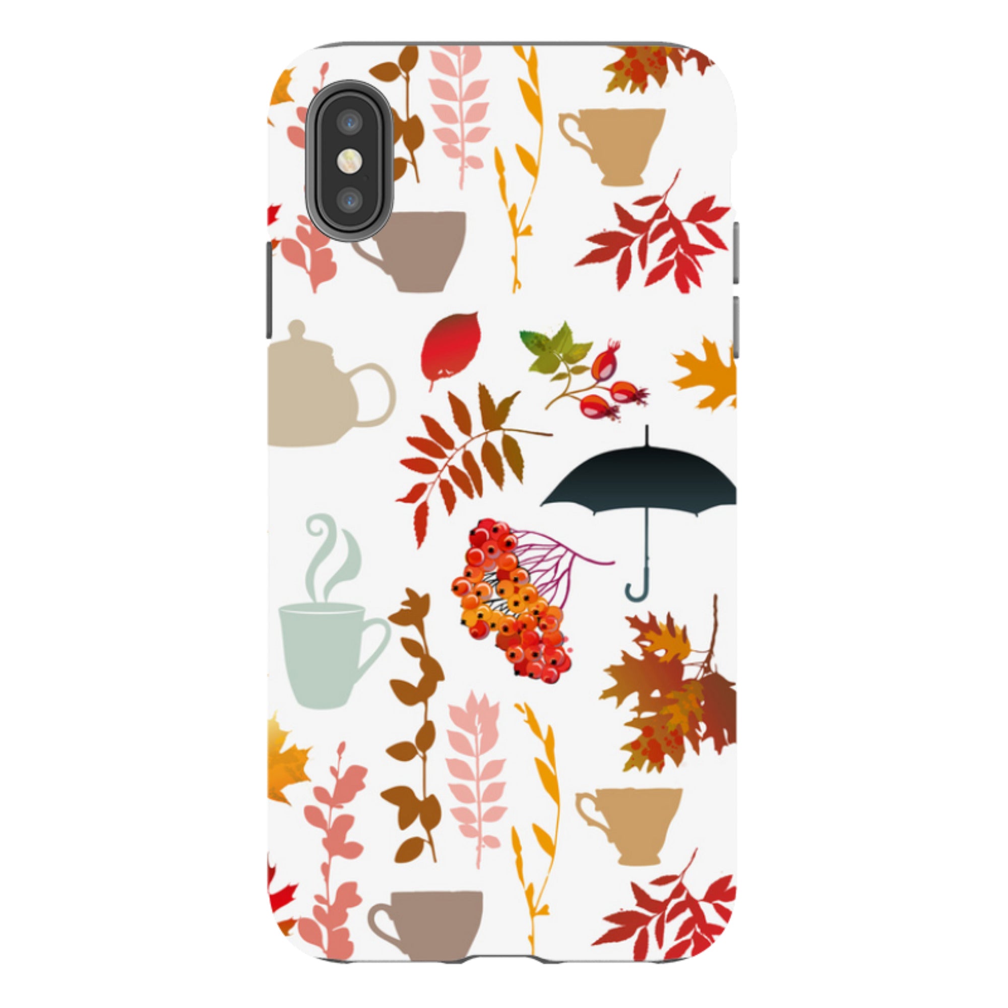 iPhone Tough Case - Autumn Pattern