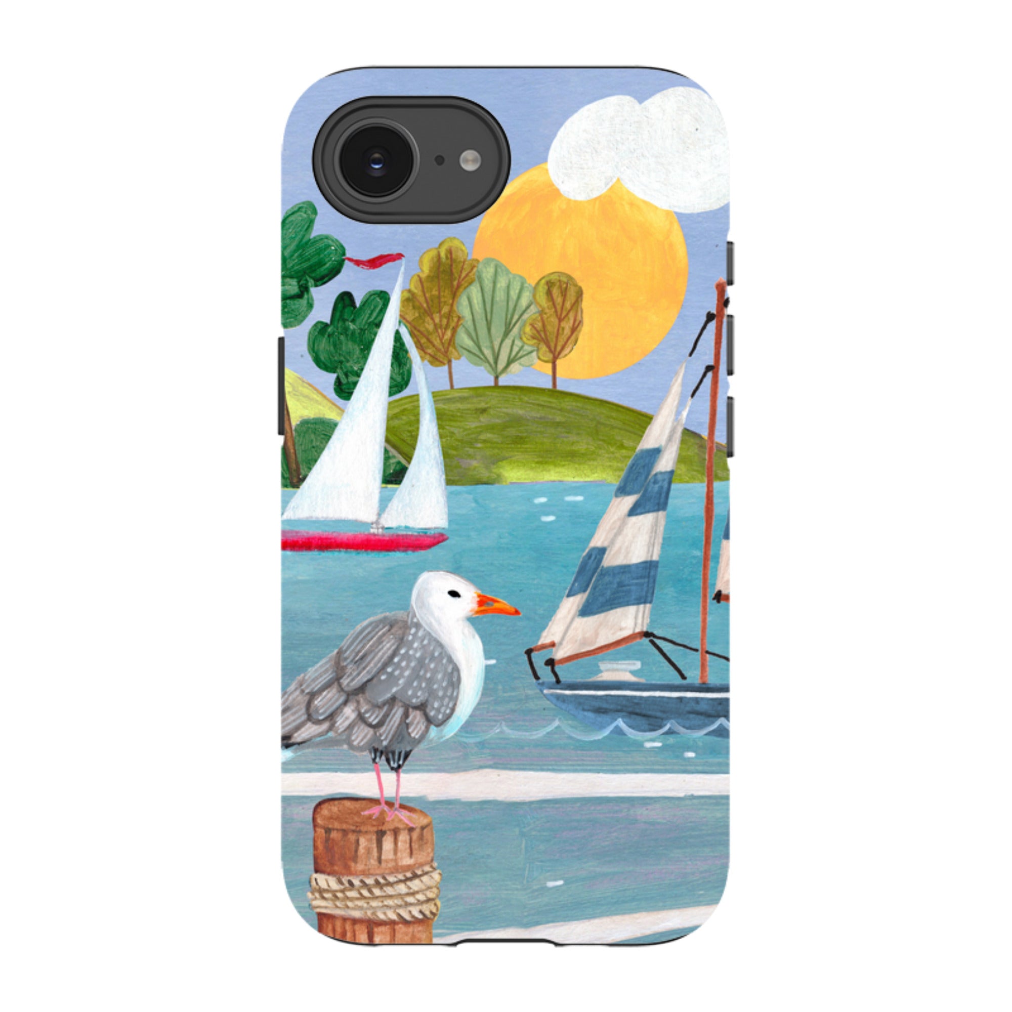 iPhone Tough Case - Sailing By Caroline Bonne Muller