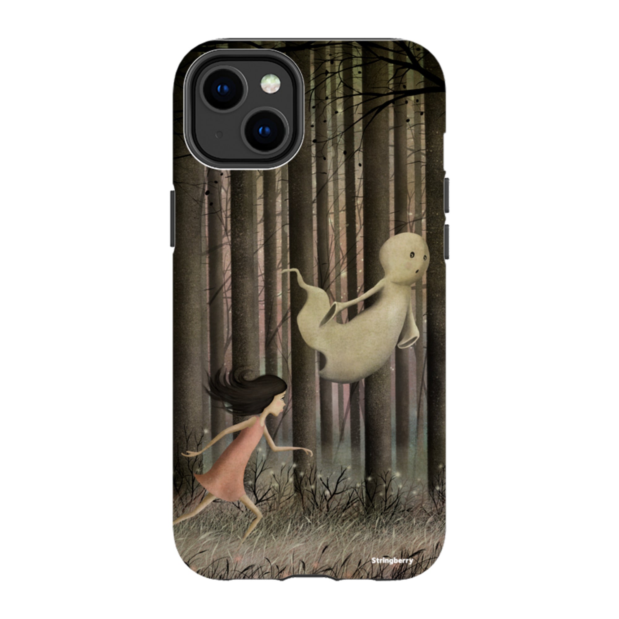 iPhone Tough Case - Little Ghost By Maja Lindberg