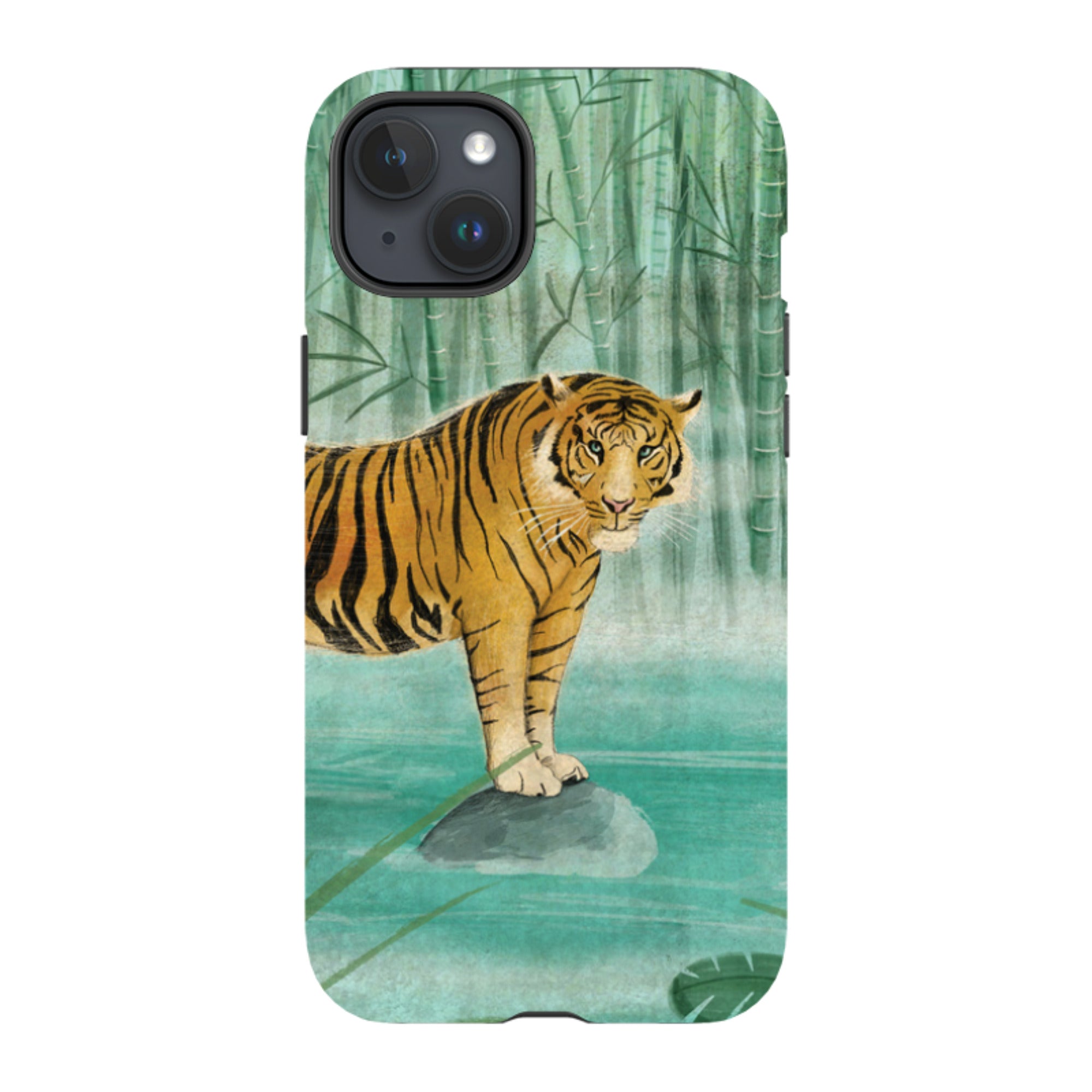 iPhone Tough Case - Tiger By Maja Lindberg