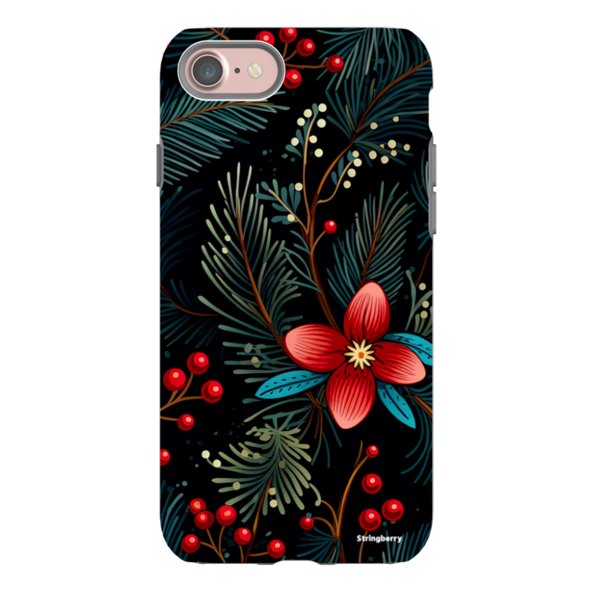 iPhone Tough Case - Red Berries