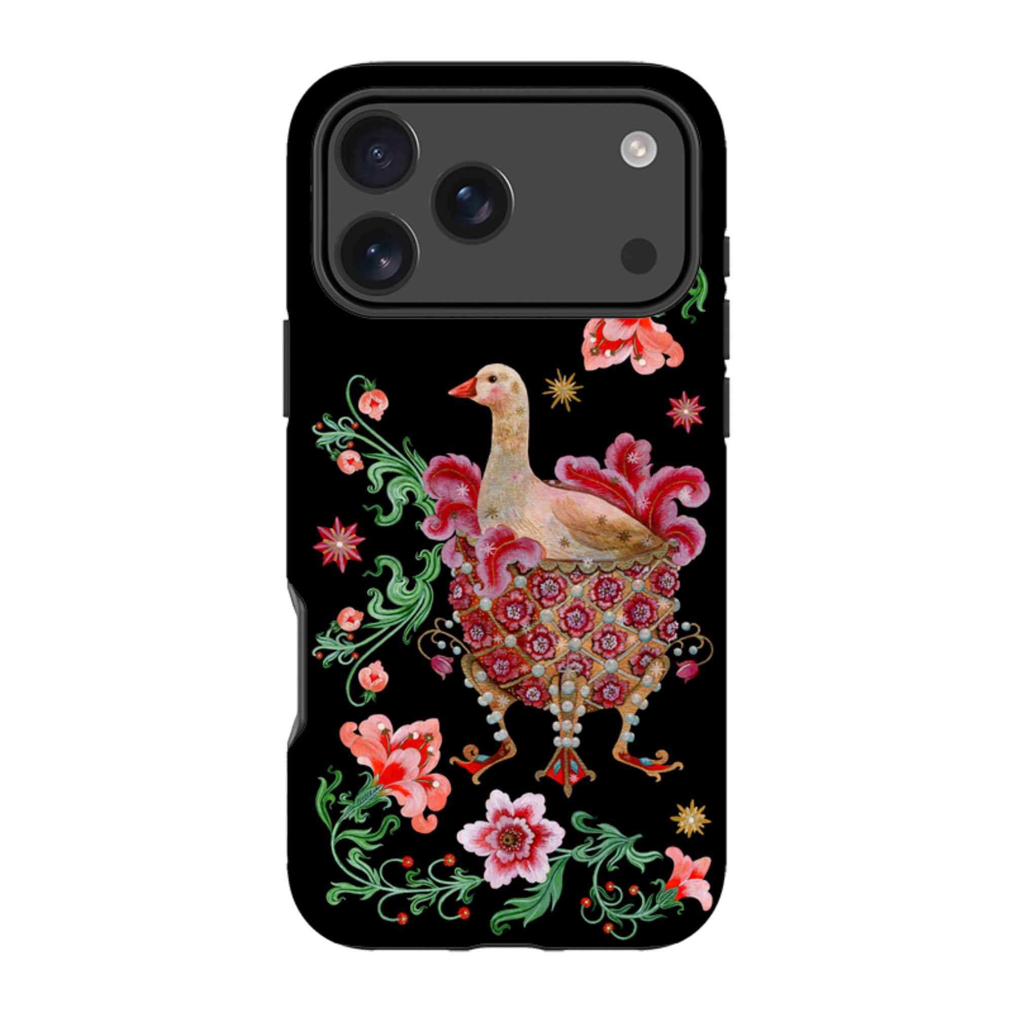 iPhone Tough  Case - Six Geese A Laying By Maria Matos