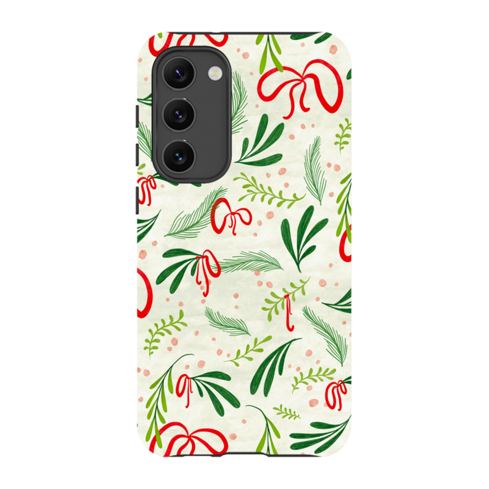 Samsung Tough Case - Christmas Bows By Katherine Quinn