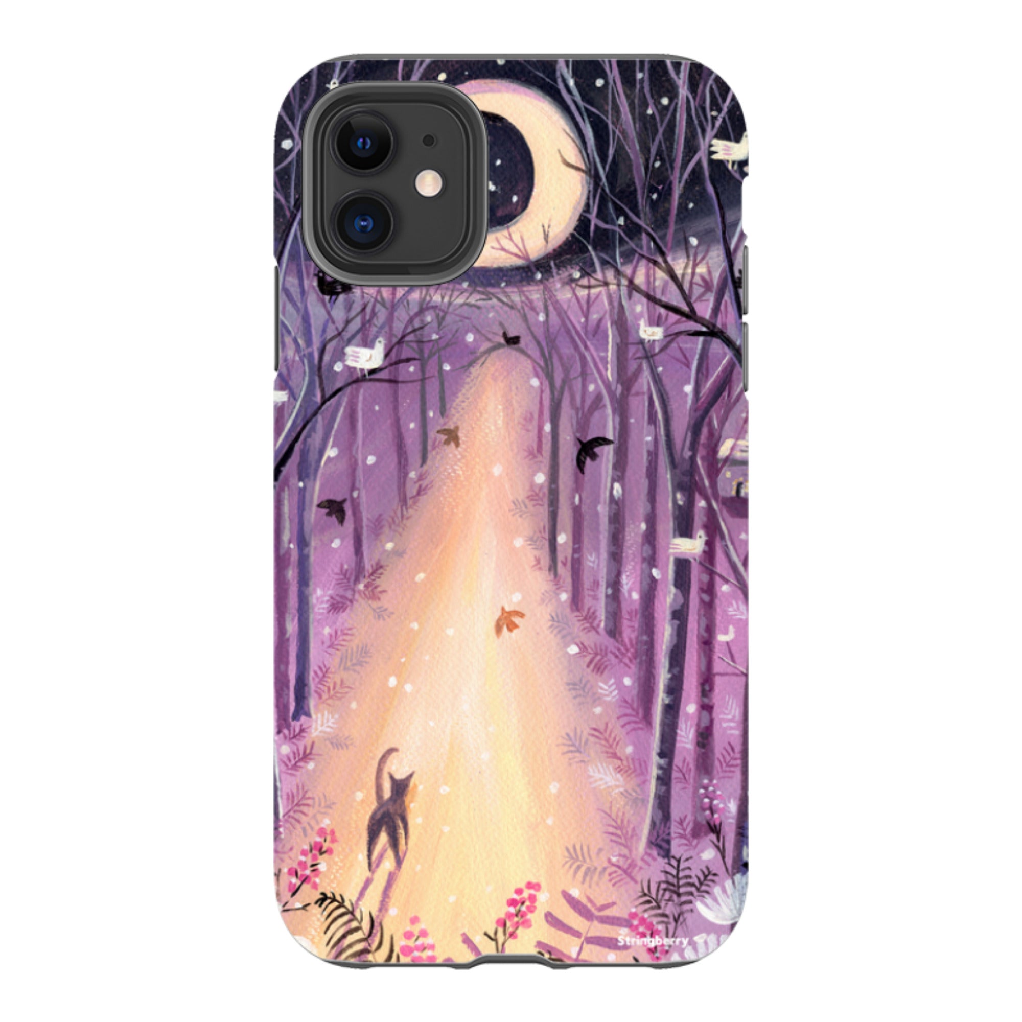 iPhone Tough Case - Forest Cat By Mary Stubberfield