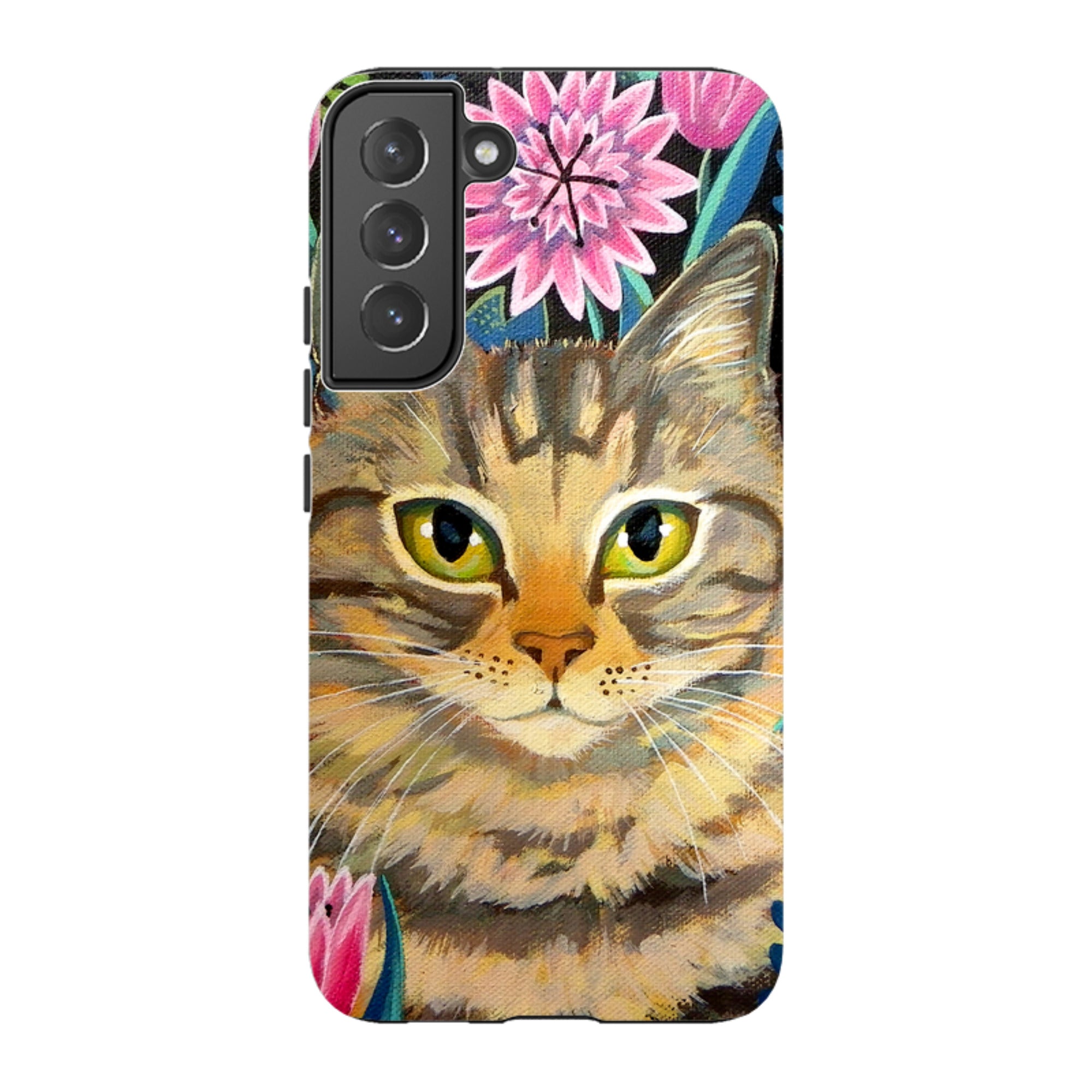 Samsung Tough Case - Tabby Cat By Mary Stubberfield