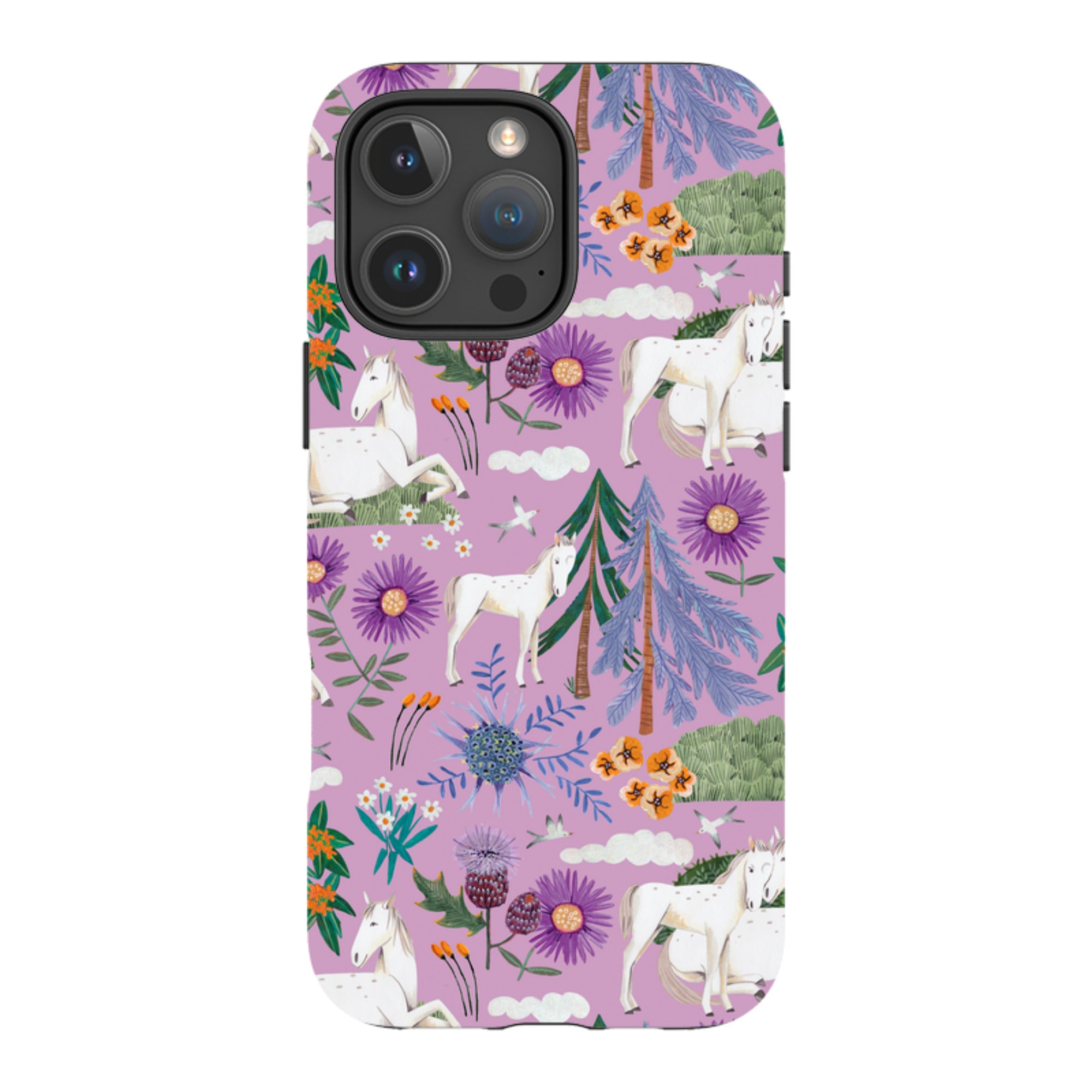 iPhone MagSafe Tough Case -  Horse Pattern II By Caroline Bonne Muller