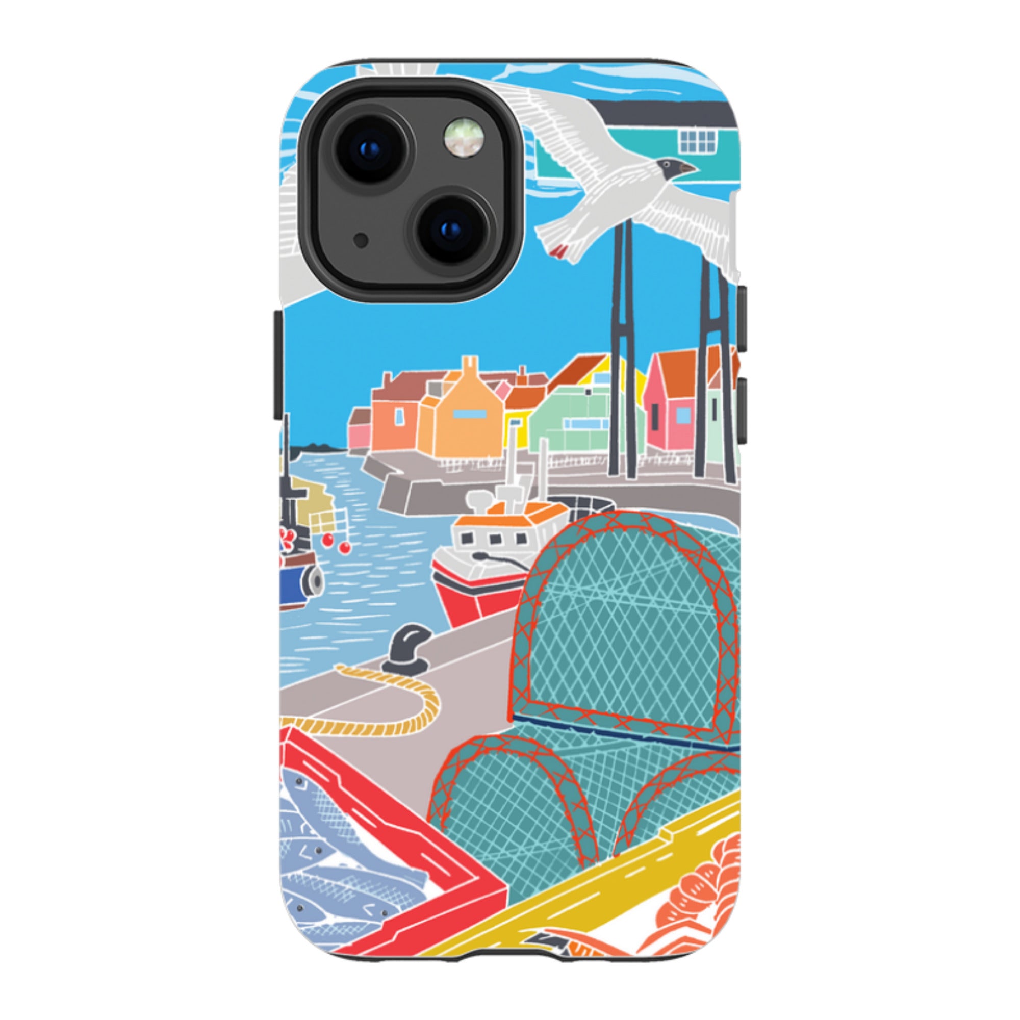 iPhone Tough Case - Bright Houses By Kate Heiss