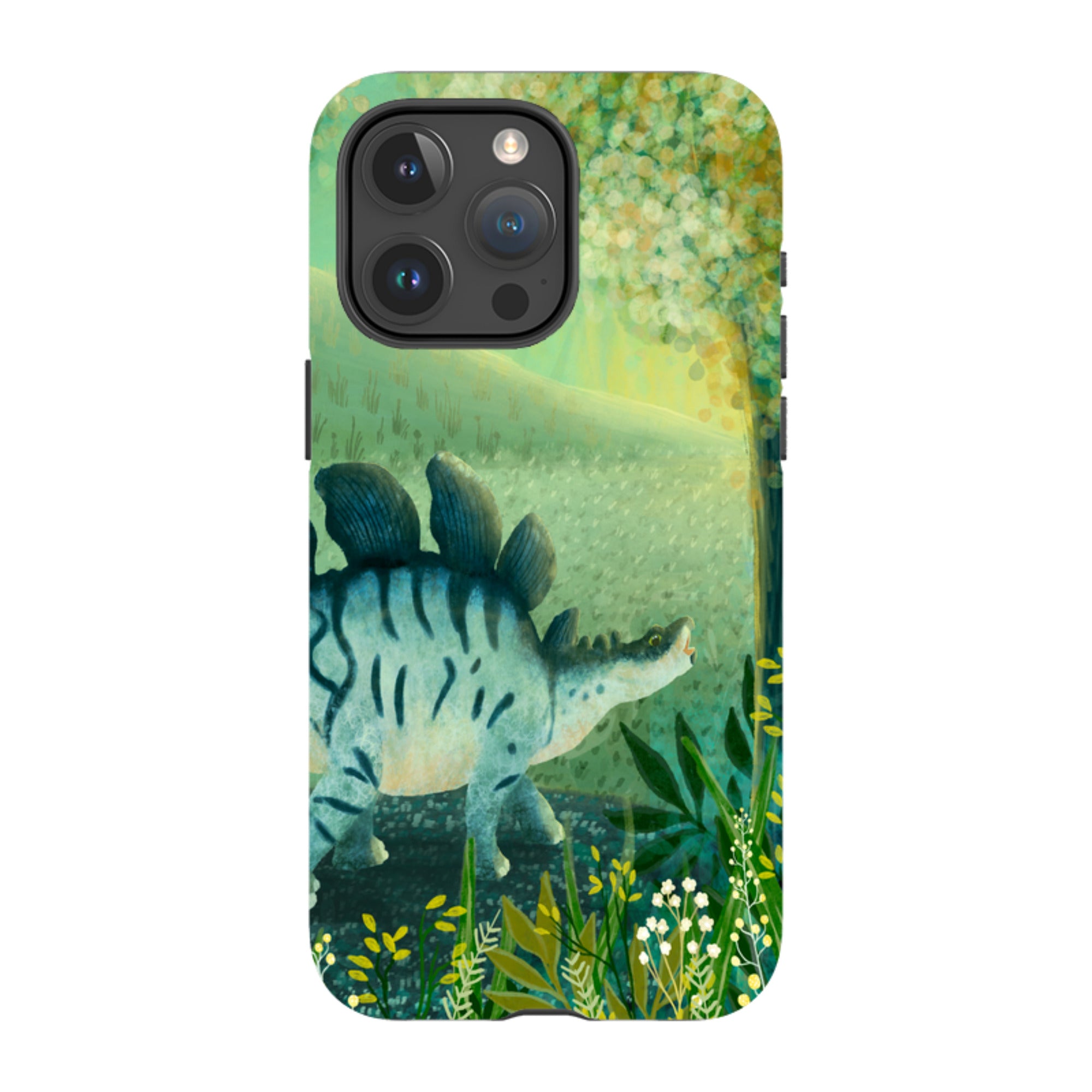 iPhone MagSafe Tough Case - Dino Park By Katherine Quinn