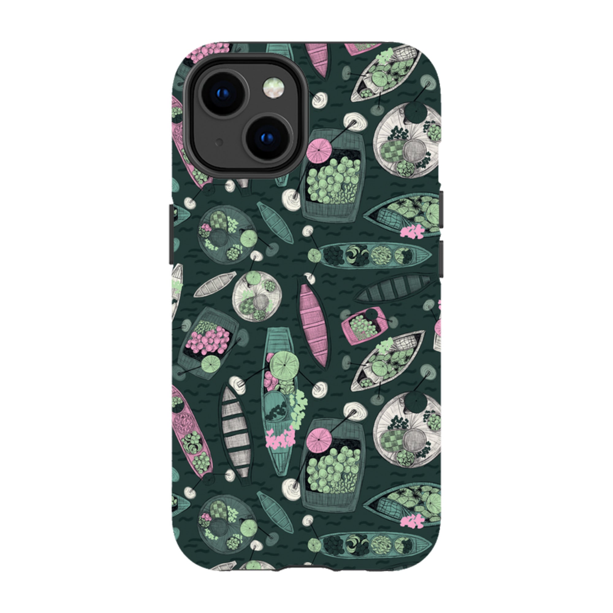 iPhone Tough Case - Floating Markets A By Jade Mosinski