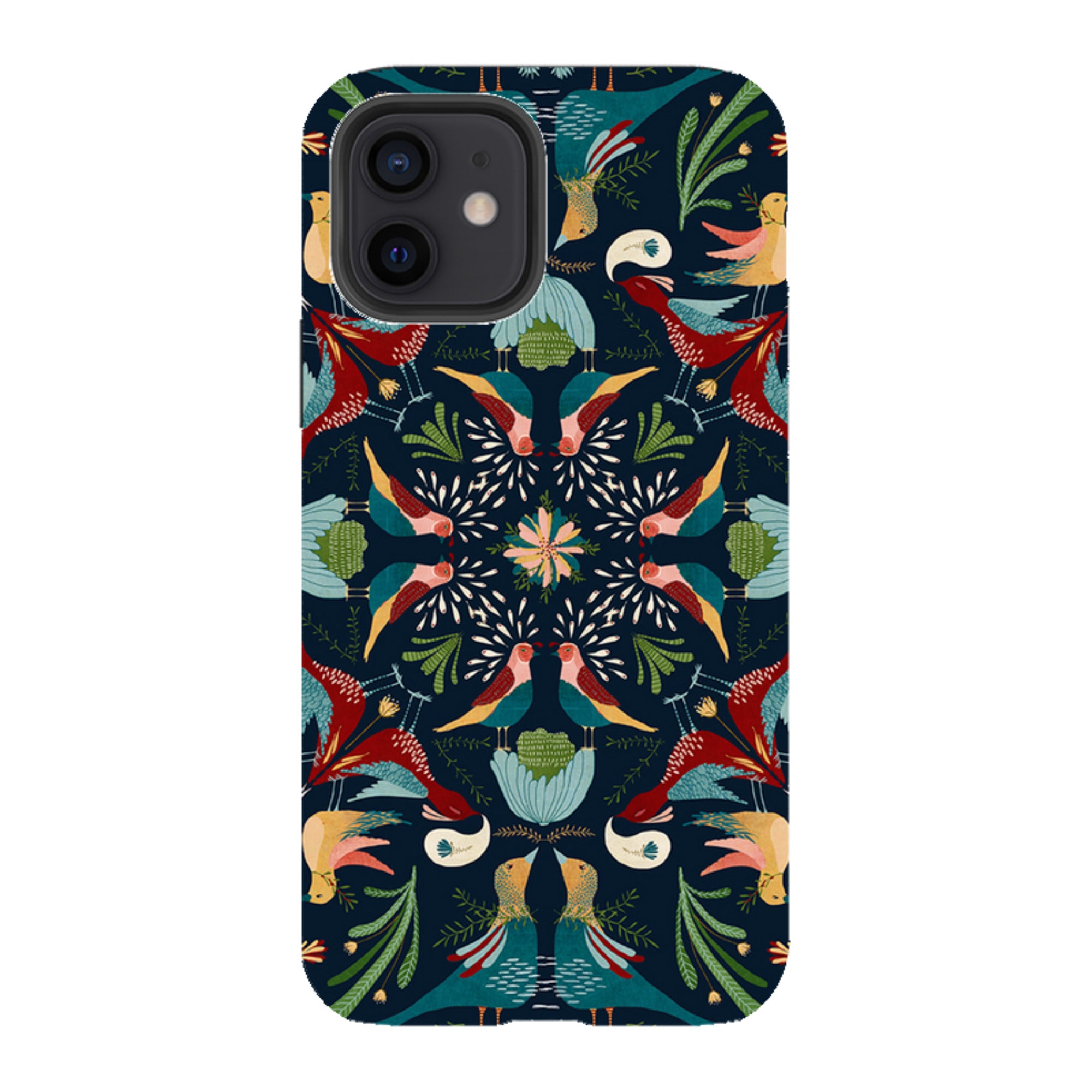 iPhone Tough Case - Navy Hanky By Katherine Quinn