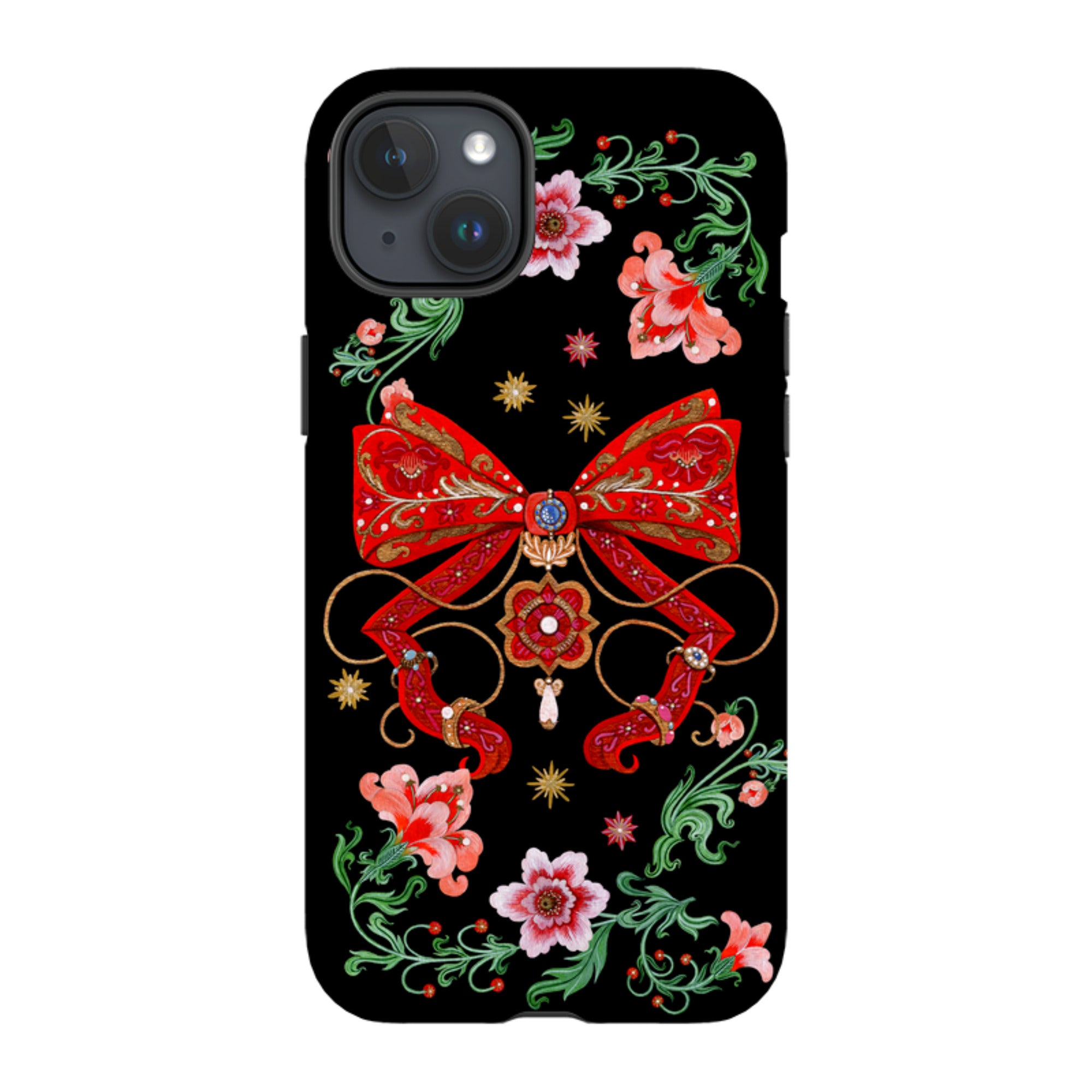 iPhone Tough  Case - Five Gold Ring By Maria Matos