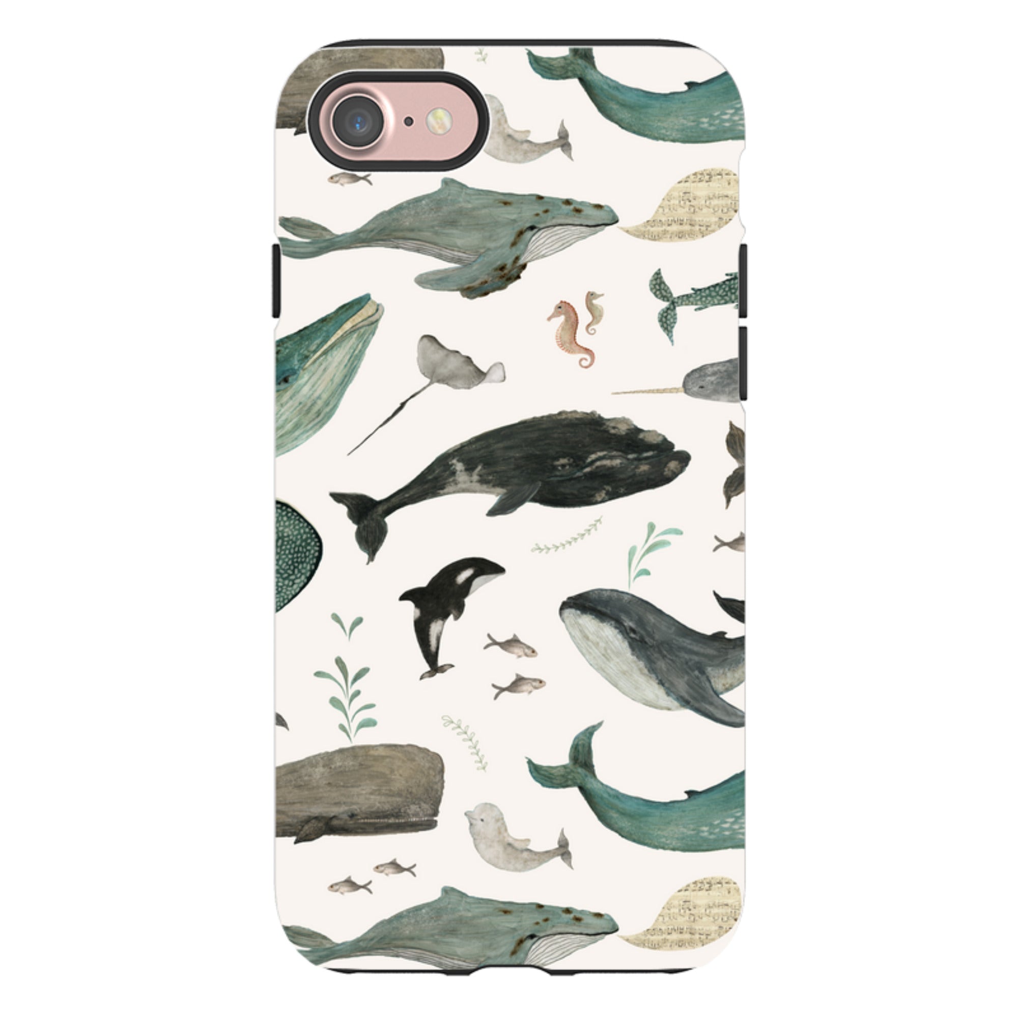 iPhone Tough Case - Whale Song By Katherine Quinn