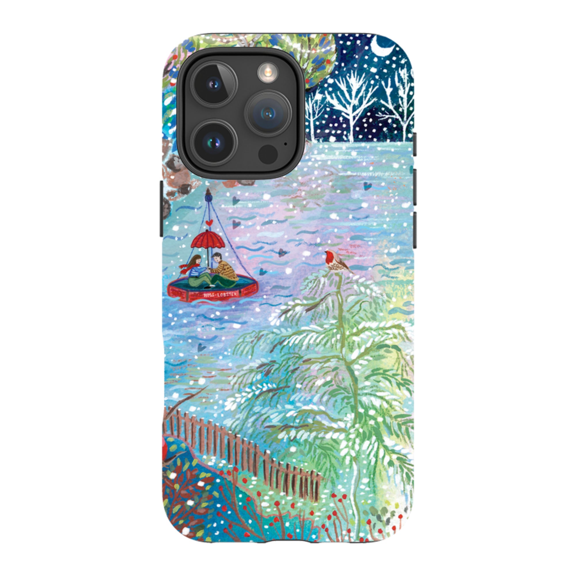 iPhone Tough Case - A Wee Winter Harbour By Emma Frances Grant