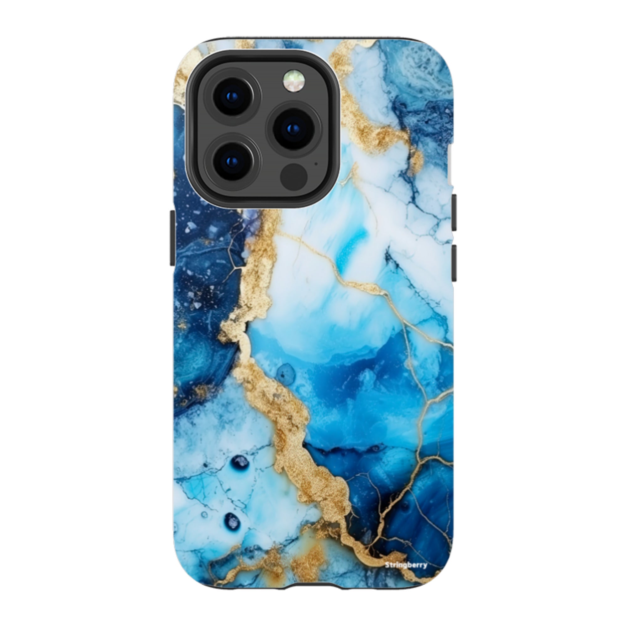 iPhone Tough Case - Blue Marbs
