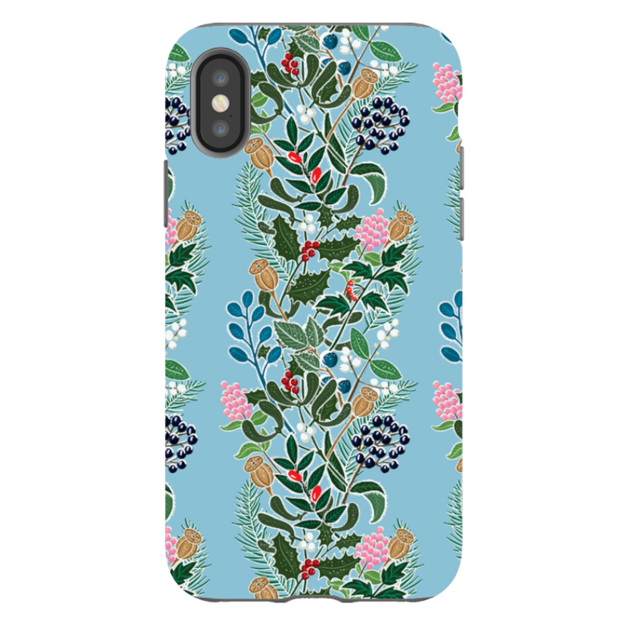 iPhone Tough Case - Winter Hedge-2 By kate Heiss