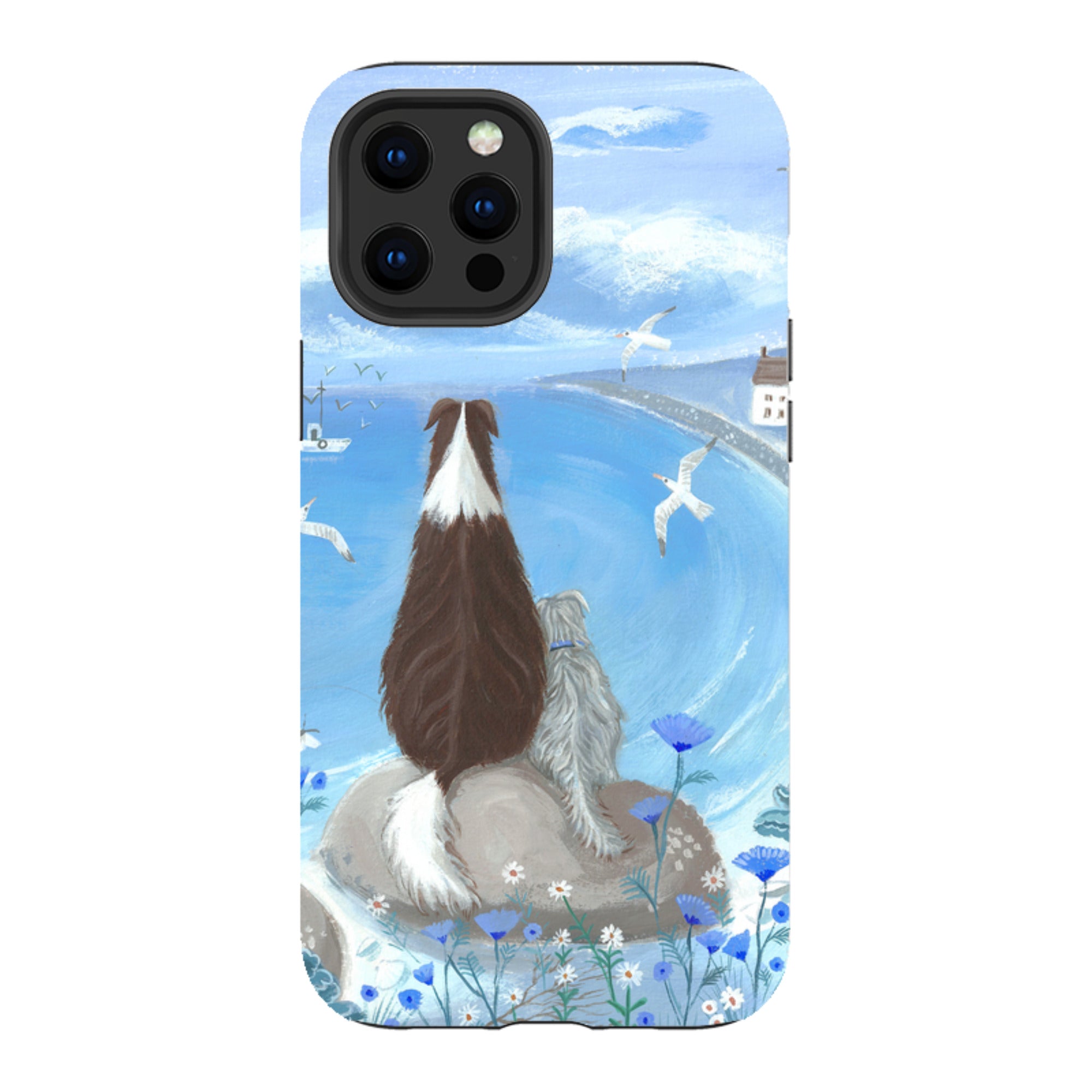 iPhone Tough Case - Beach Dog By Mary Stubberfield