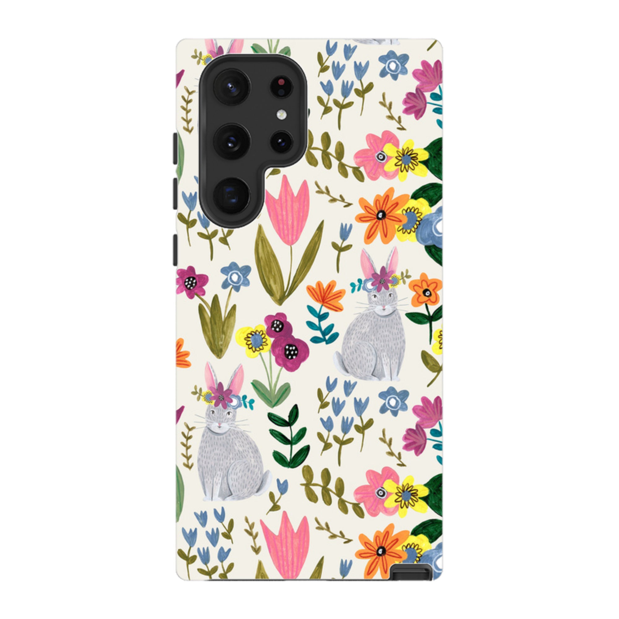 Samsung Tough Case - Rabbit Floral By Caroline Bonne Muller