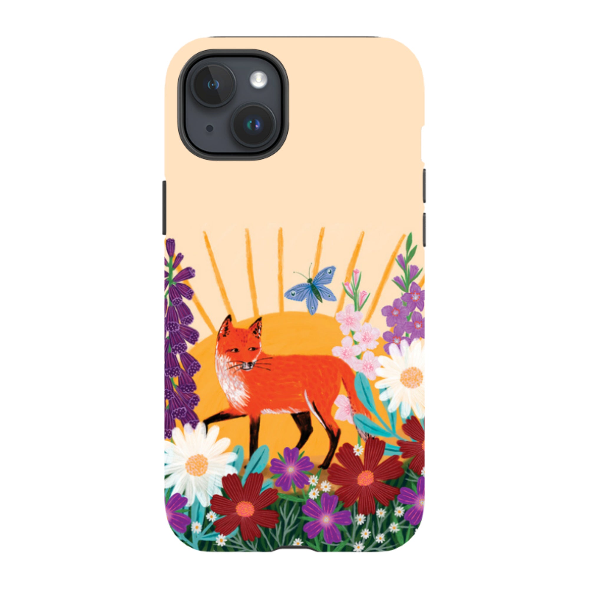 iPhone Tough Case - Summer Fox By Lee Foster Wilson