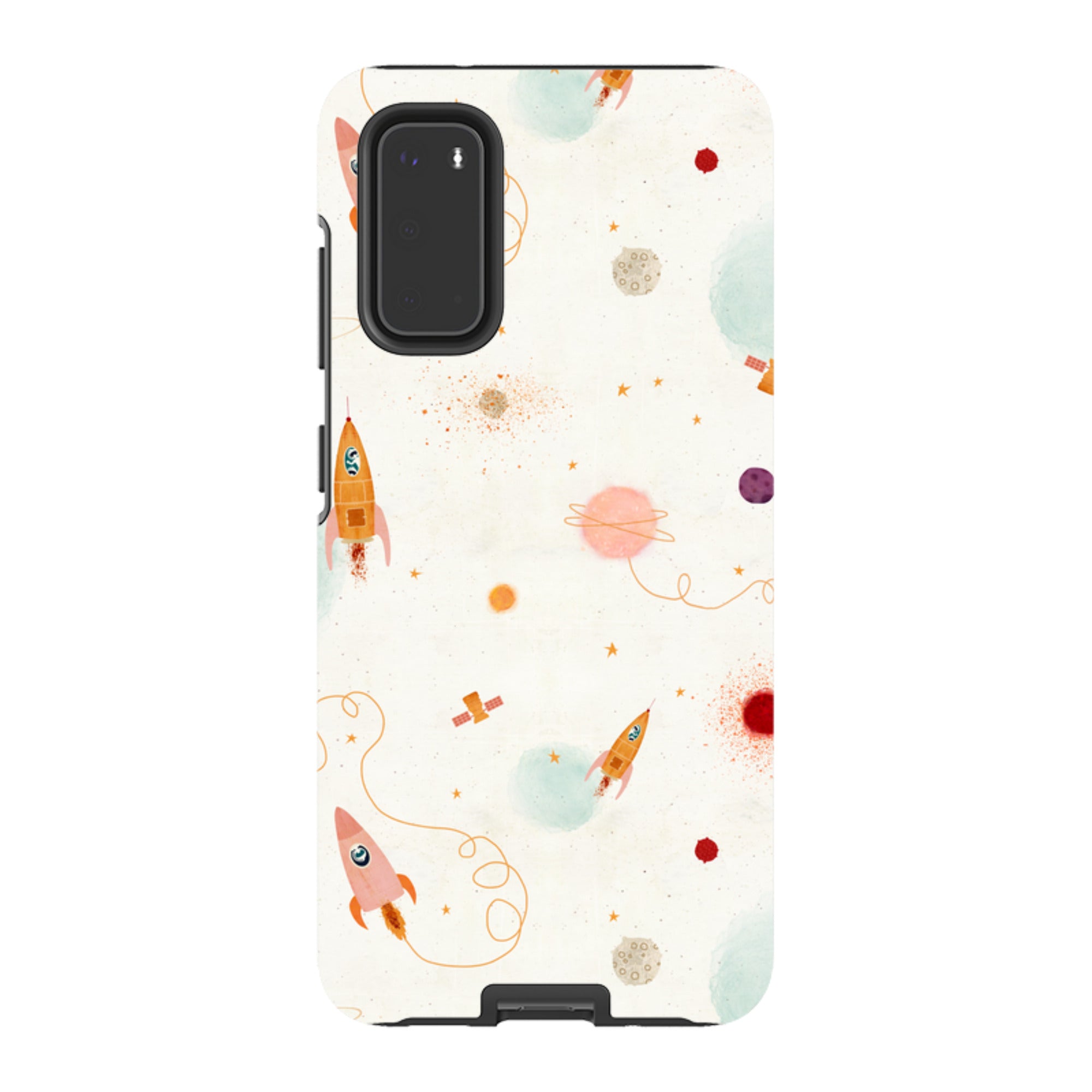 Samsung Tough Case - Rockets Cream By Katherine Quinn