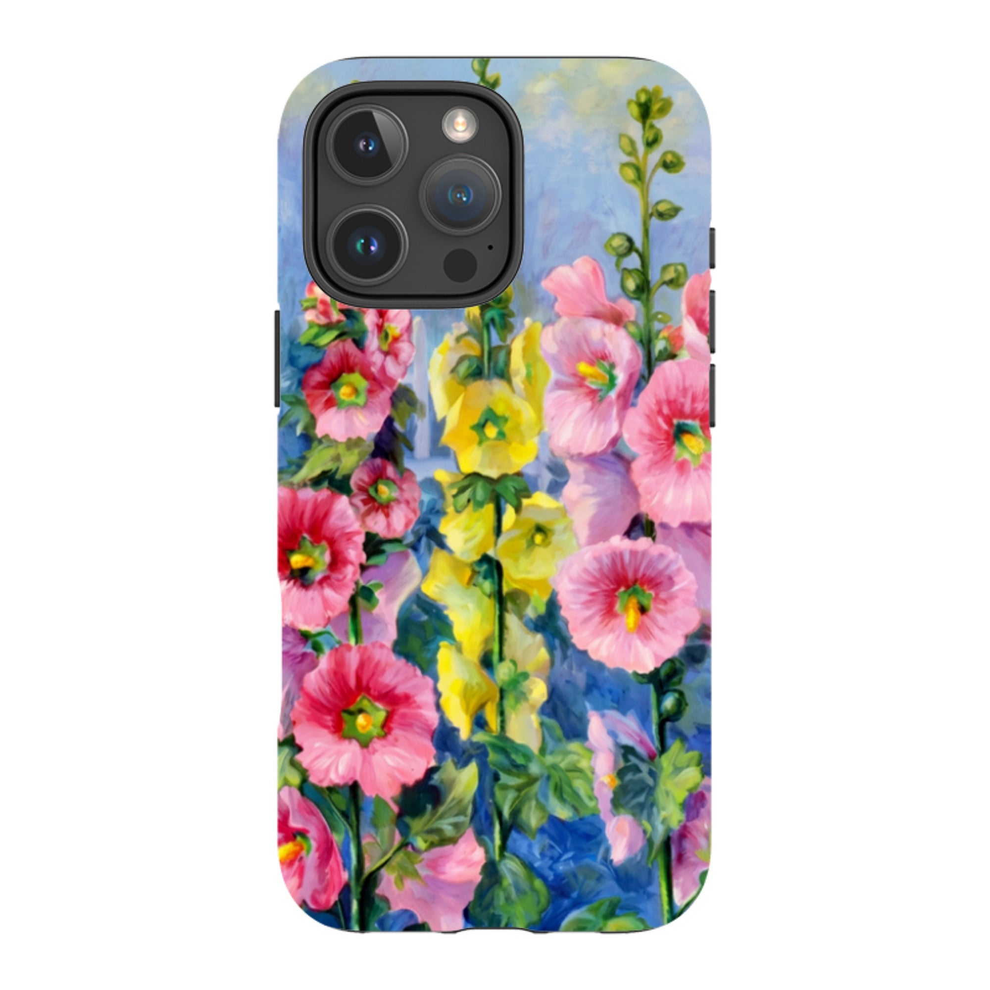 iPhone MagSafe Tough Case - Hollyhock Garden