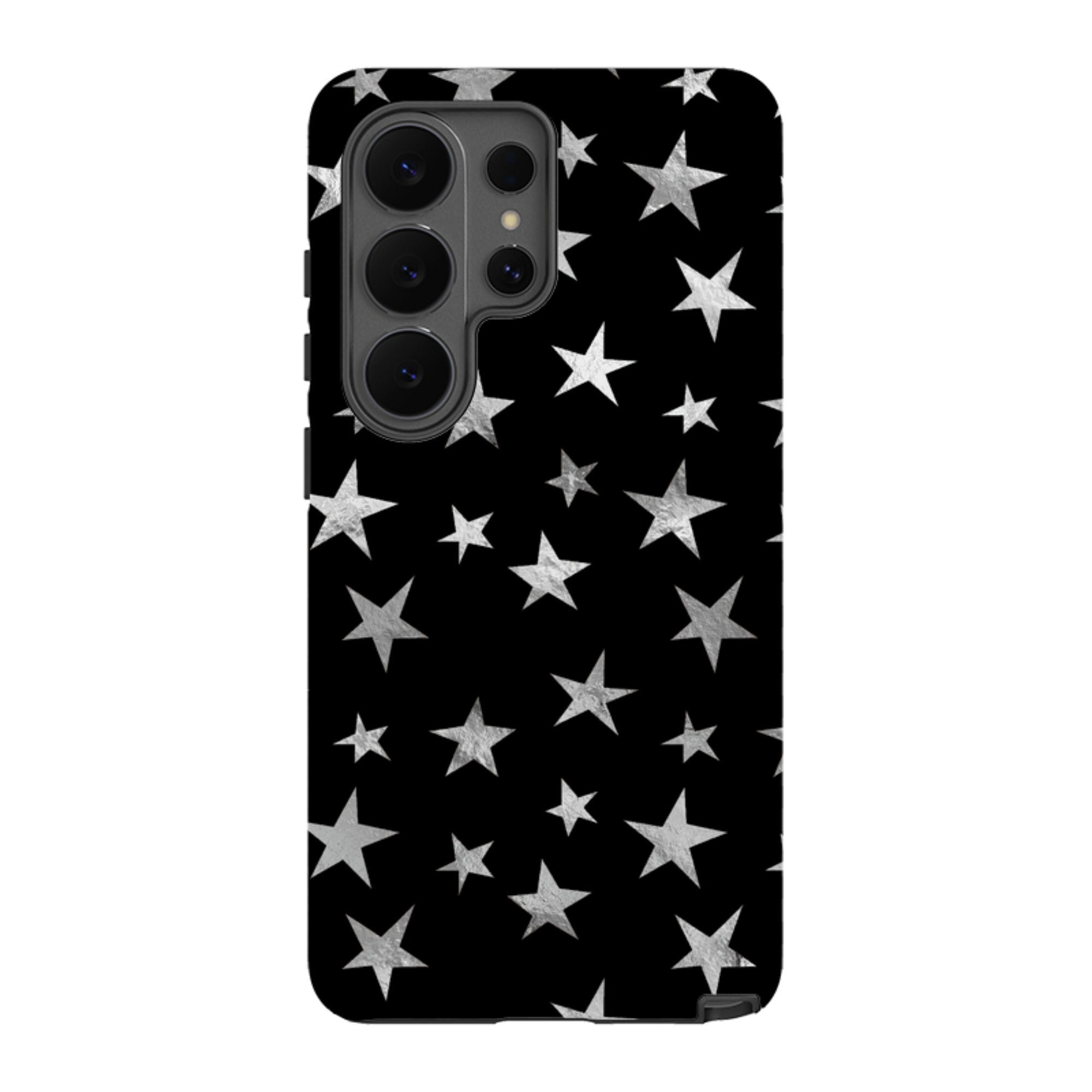 Samsung Tough Case - Black and Silver Stars