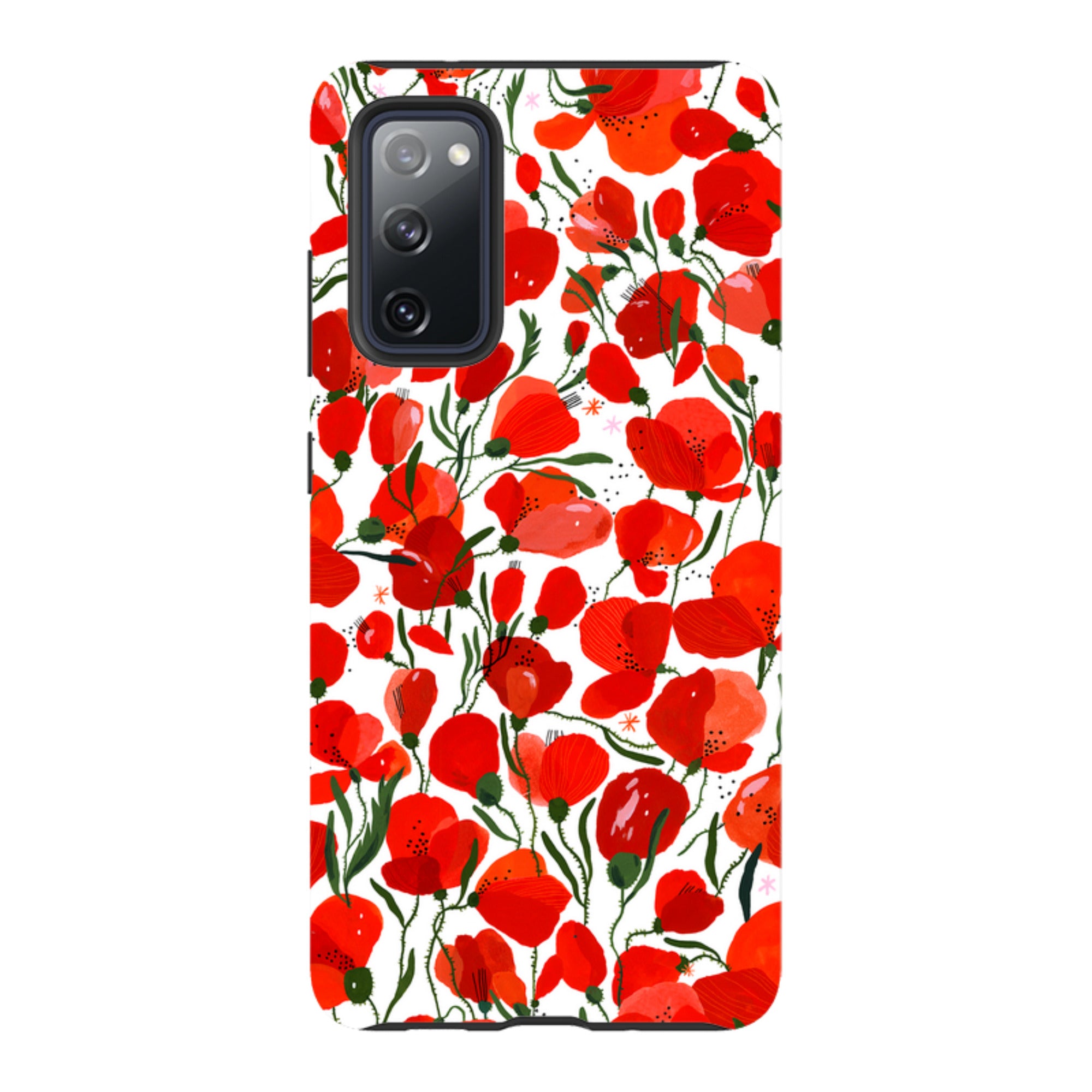 Samsung Tough Case - Poppies Pattern By Madalina Andronic