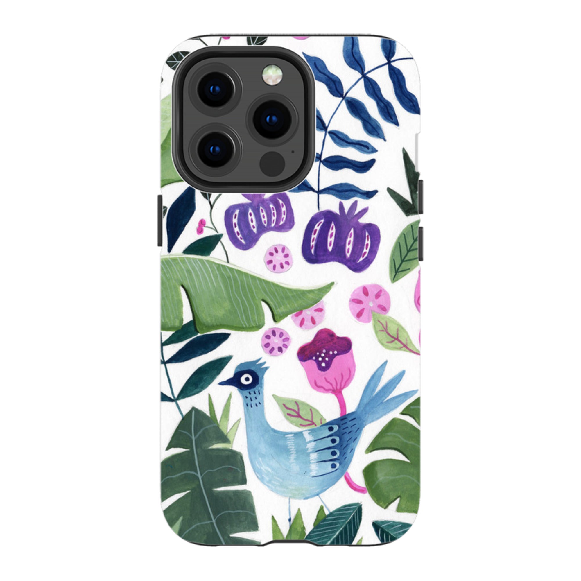 iPhone Tough Case - Birds In Forest By Bex Parkin