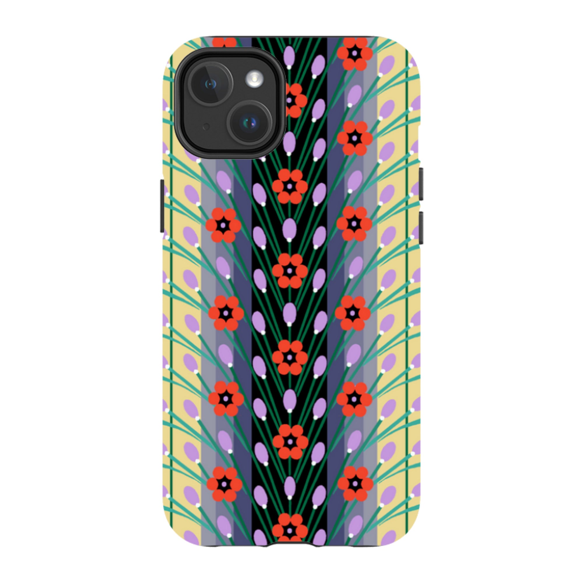 iPhone MagSafe Tough Case - Lavender Yellow By Cressida Bell
