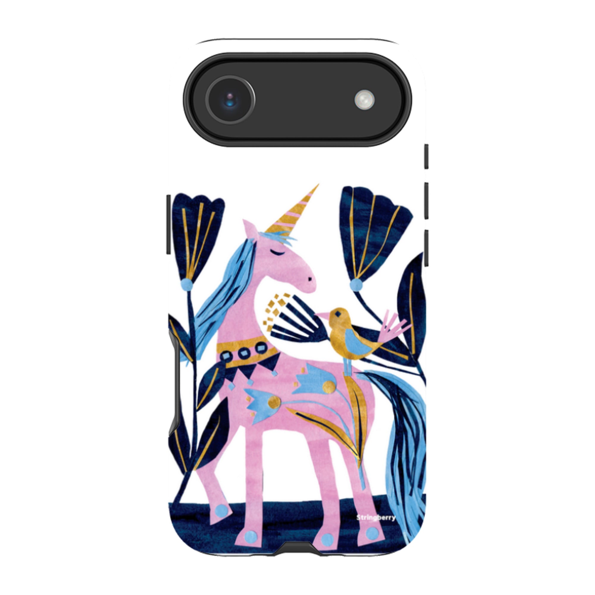 iPhone MagSafe Tough Case - Lilac Unicorn By Tracey English