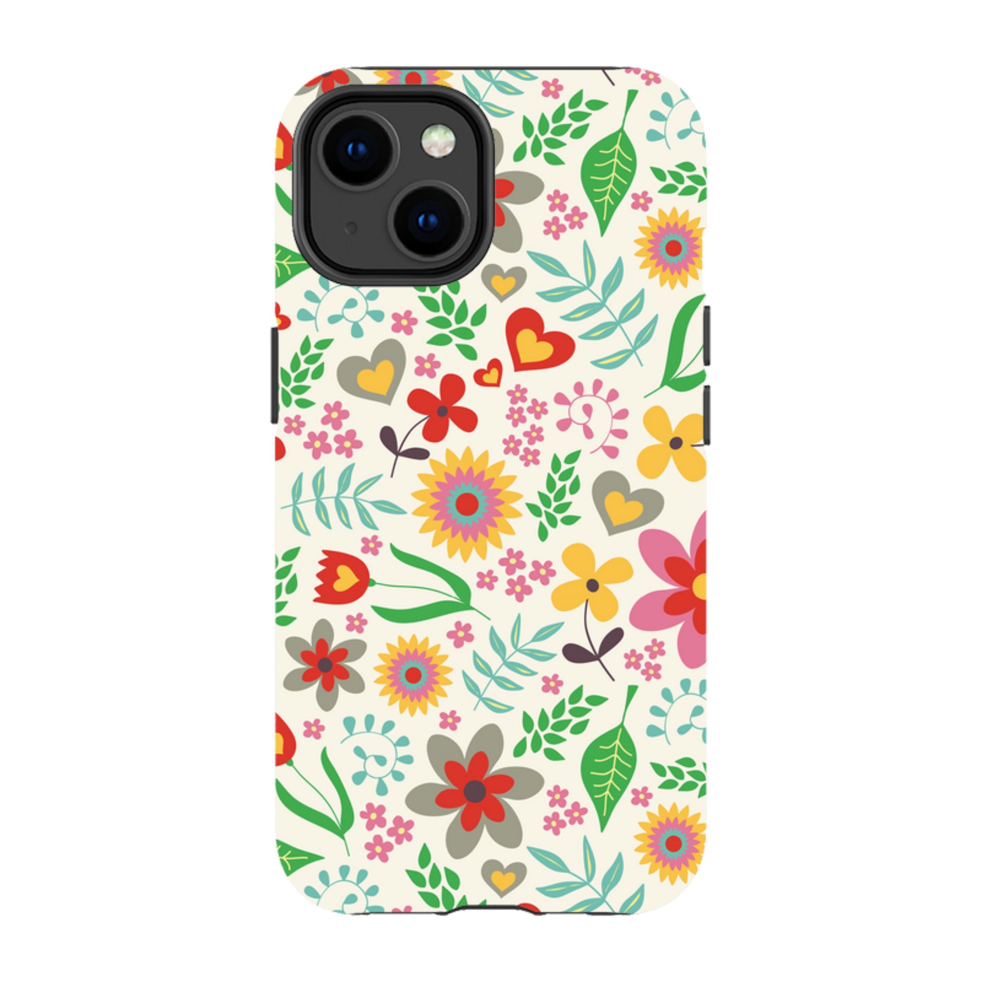 iPhone Tough Case - Folky Floral By Suzy Taylor