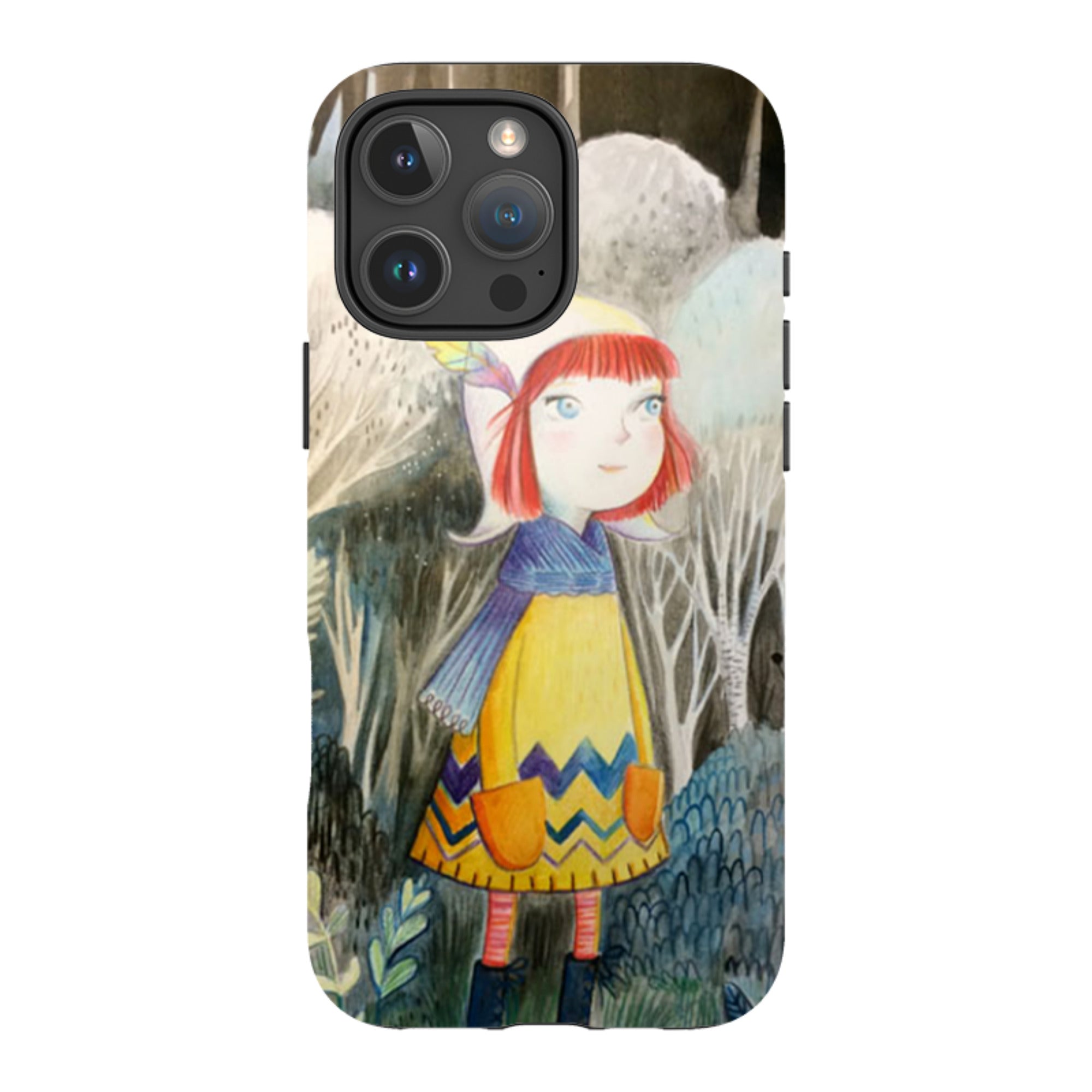 iPhone Tough Case - Honeykeys Girl By Mia Underwood