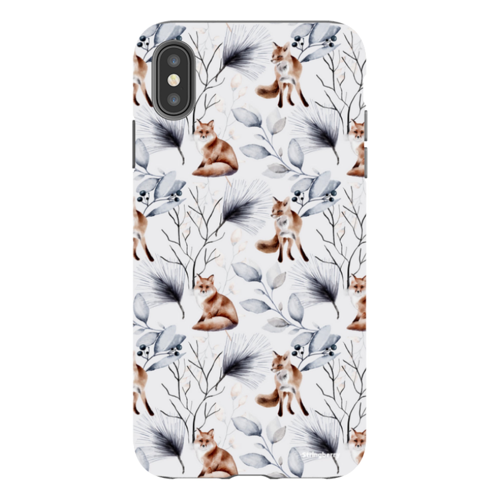 iPhone Tough Case - Foxy Xmas II