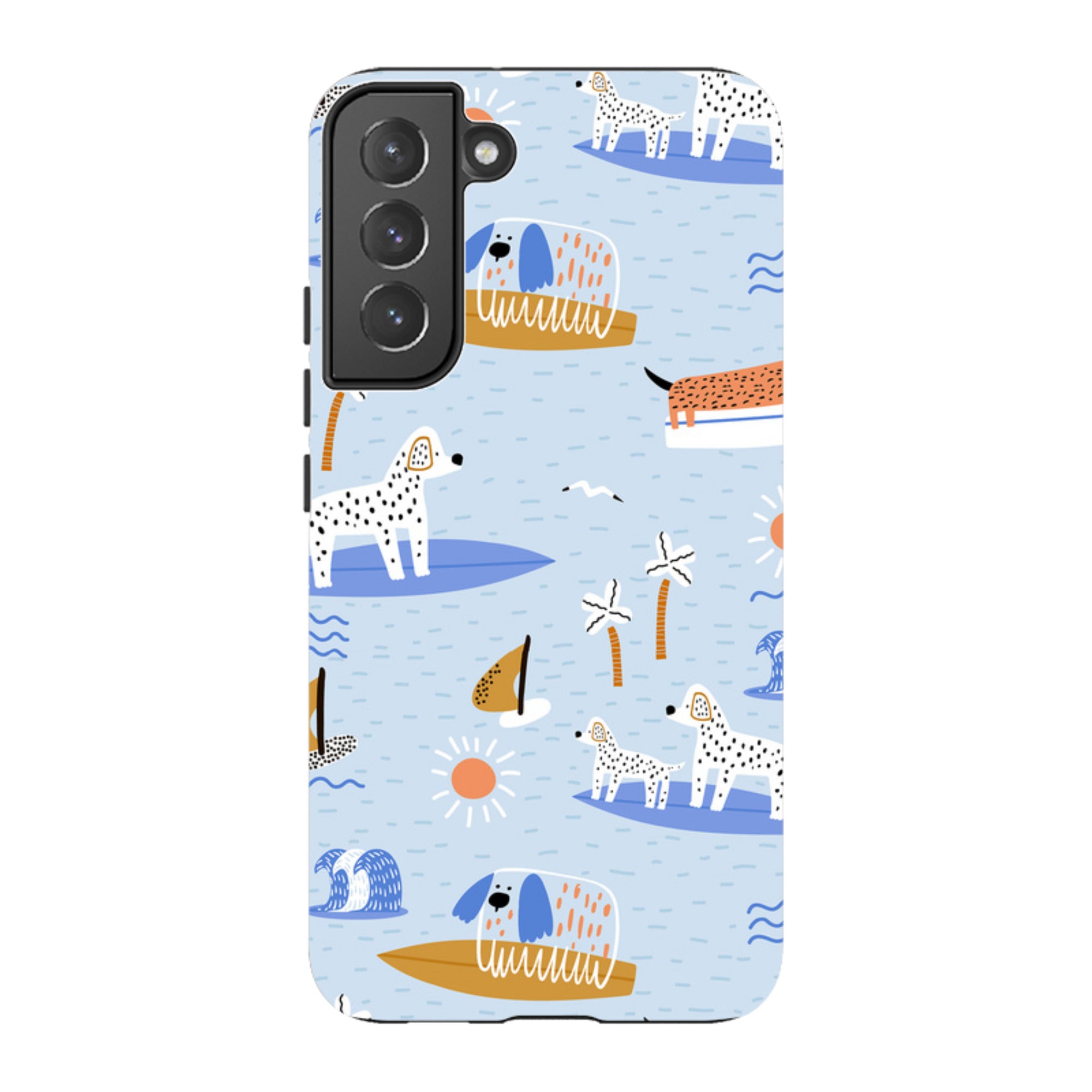 Samsung Tough Case - Surfing Dogs