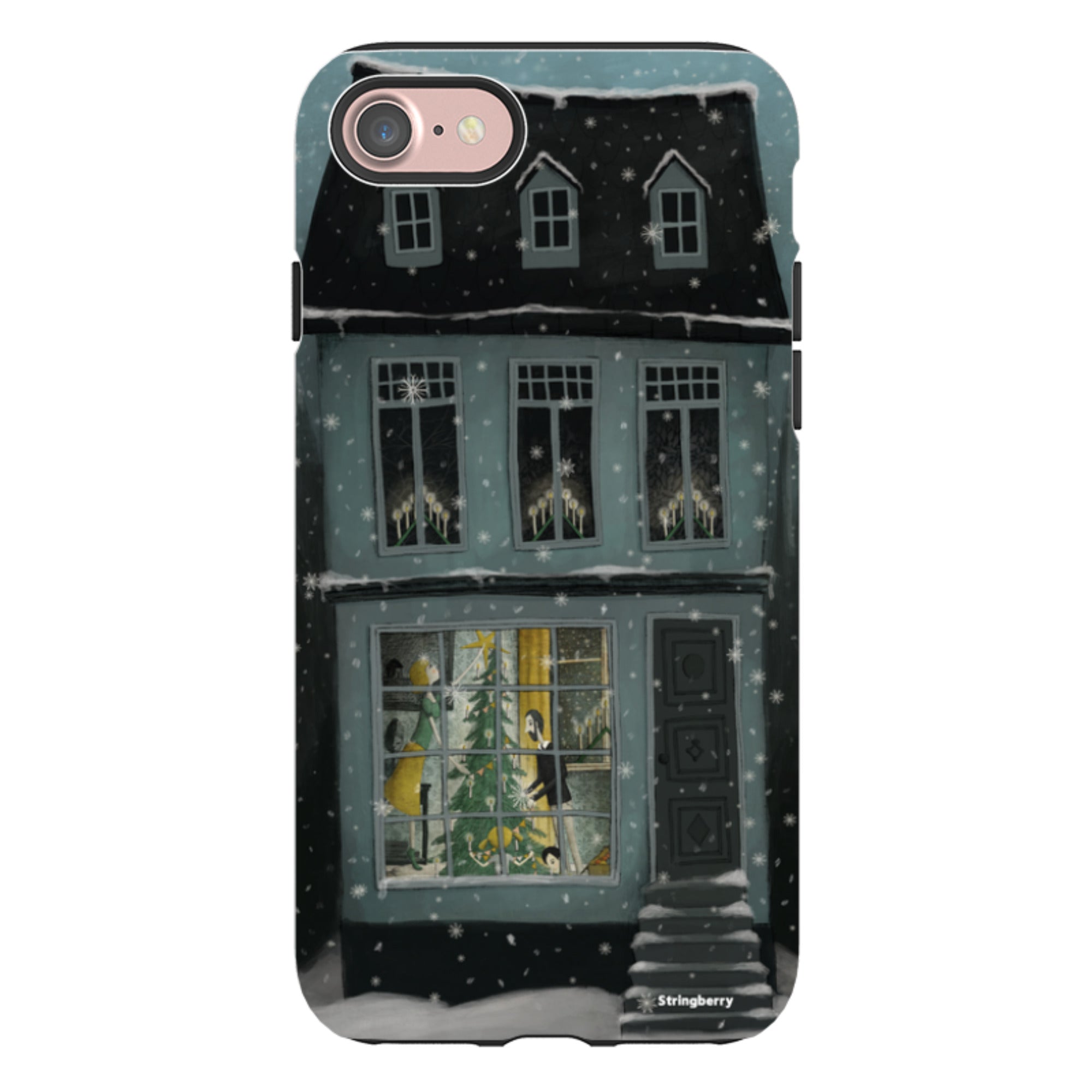 iPhone Tough Case - Christmas House By Maja Lindberg