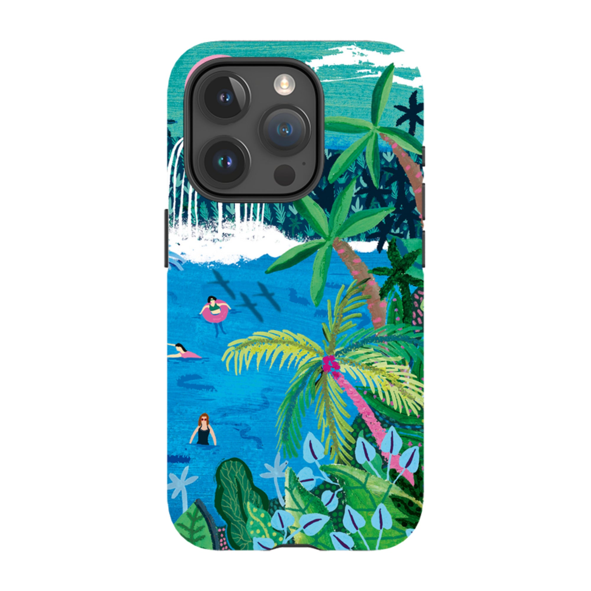 iPhone Tough Case - Palm Pool II By Emma Frances Grant