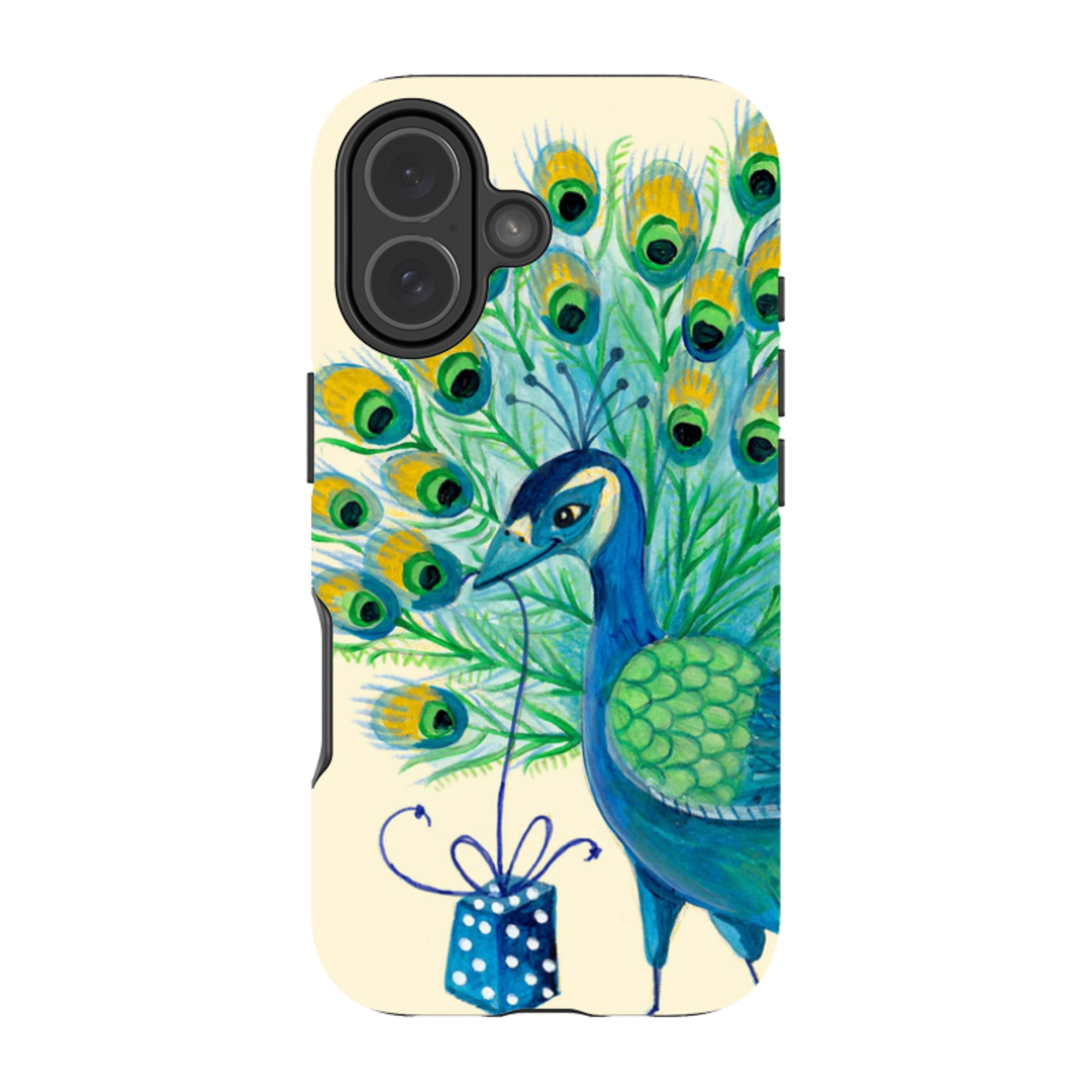 iPhone MagSafe Tough Case -  Peacock Present By Caroline Bonne Muller