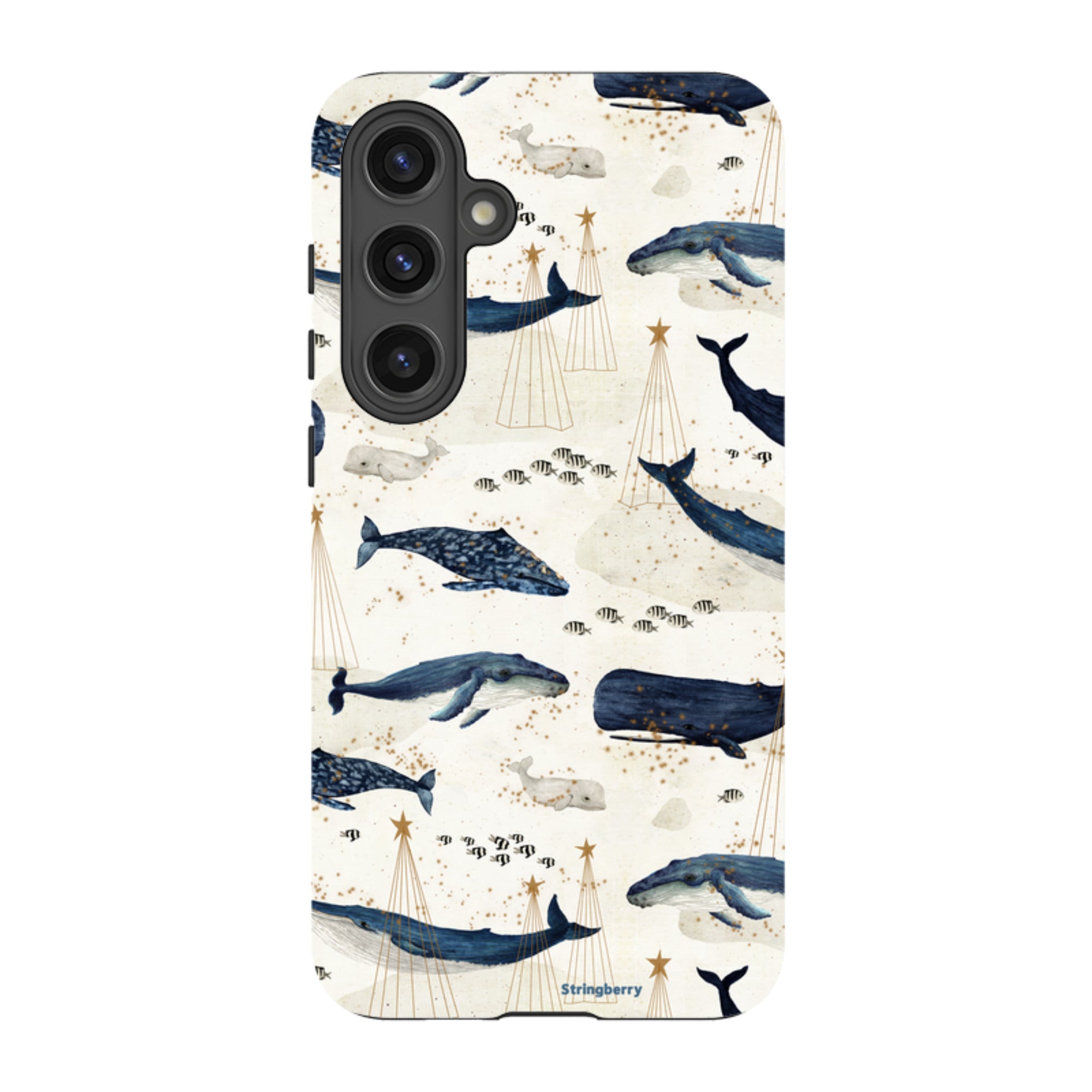 Samsung Tough Case - Christmas Whale III By Katherine Quinn