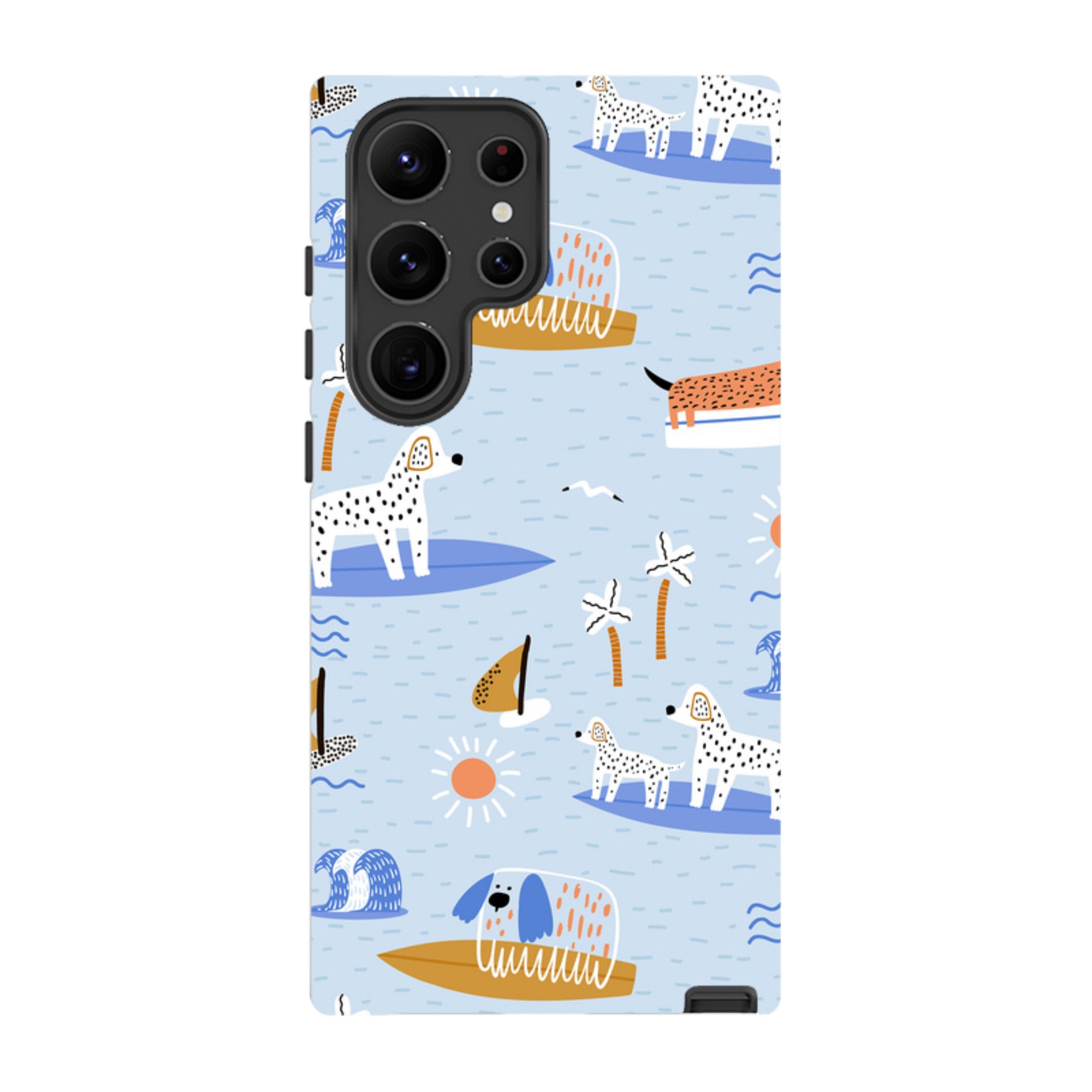 Samsung Tough Case - Surfing Dogs