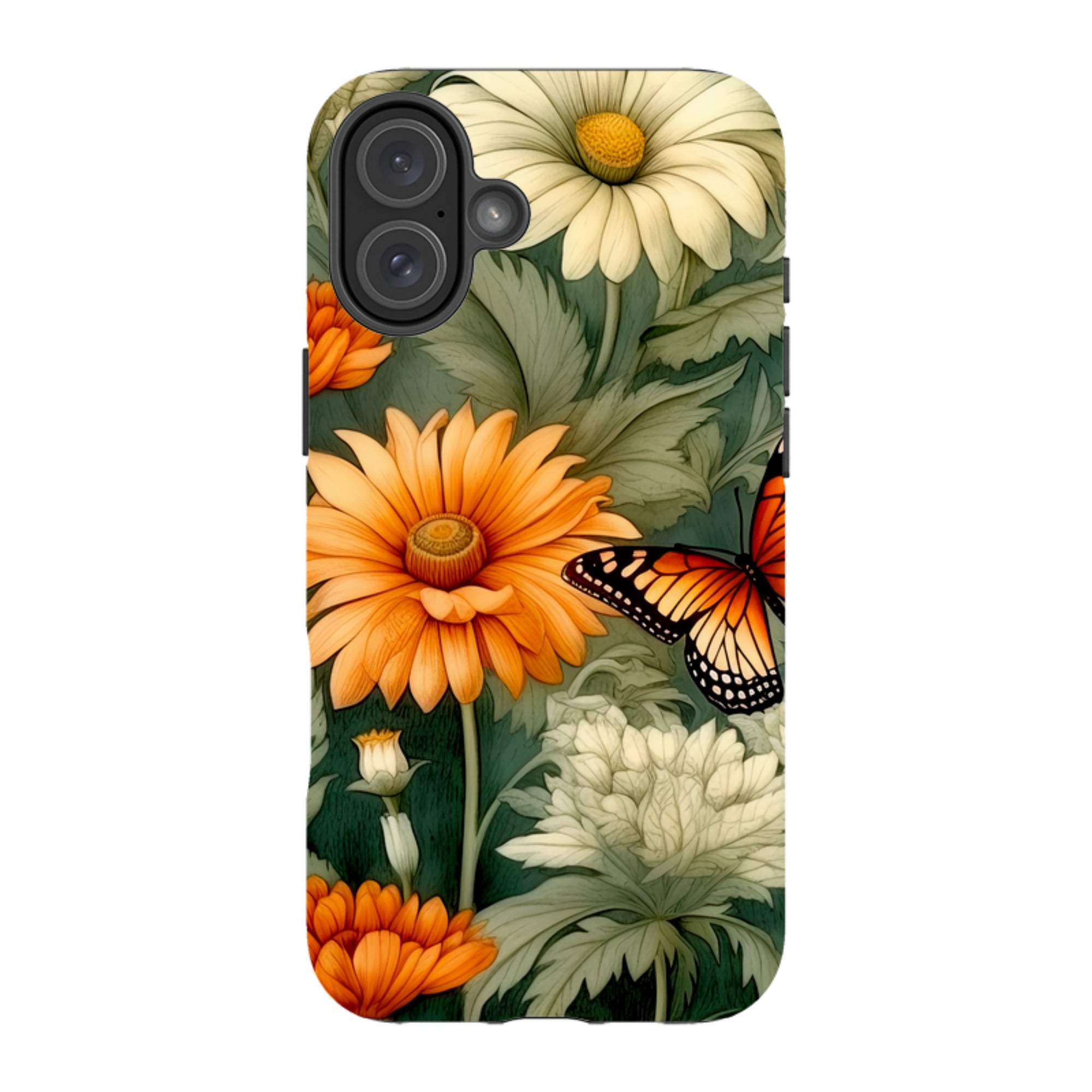 iPhone MagSafe Tough Case - Butterfly Daisies IV