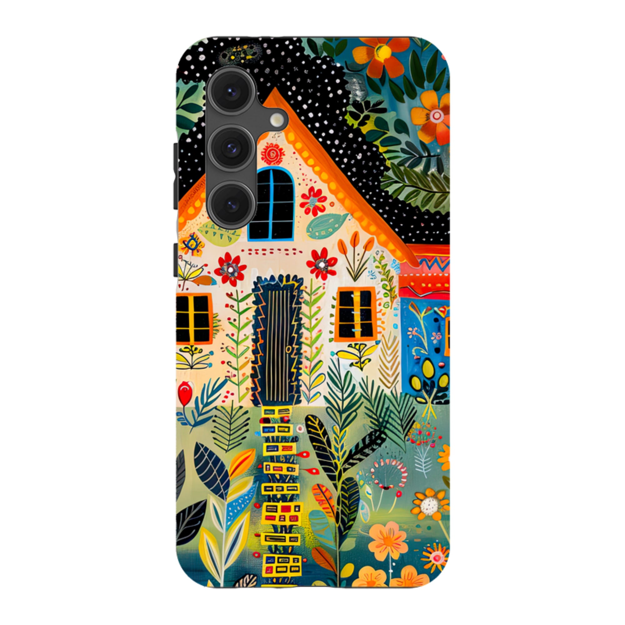 Samsung Tough Case - Folk Art House II
